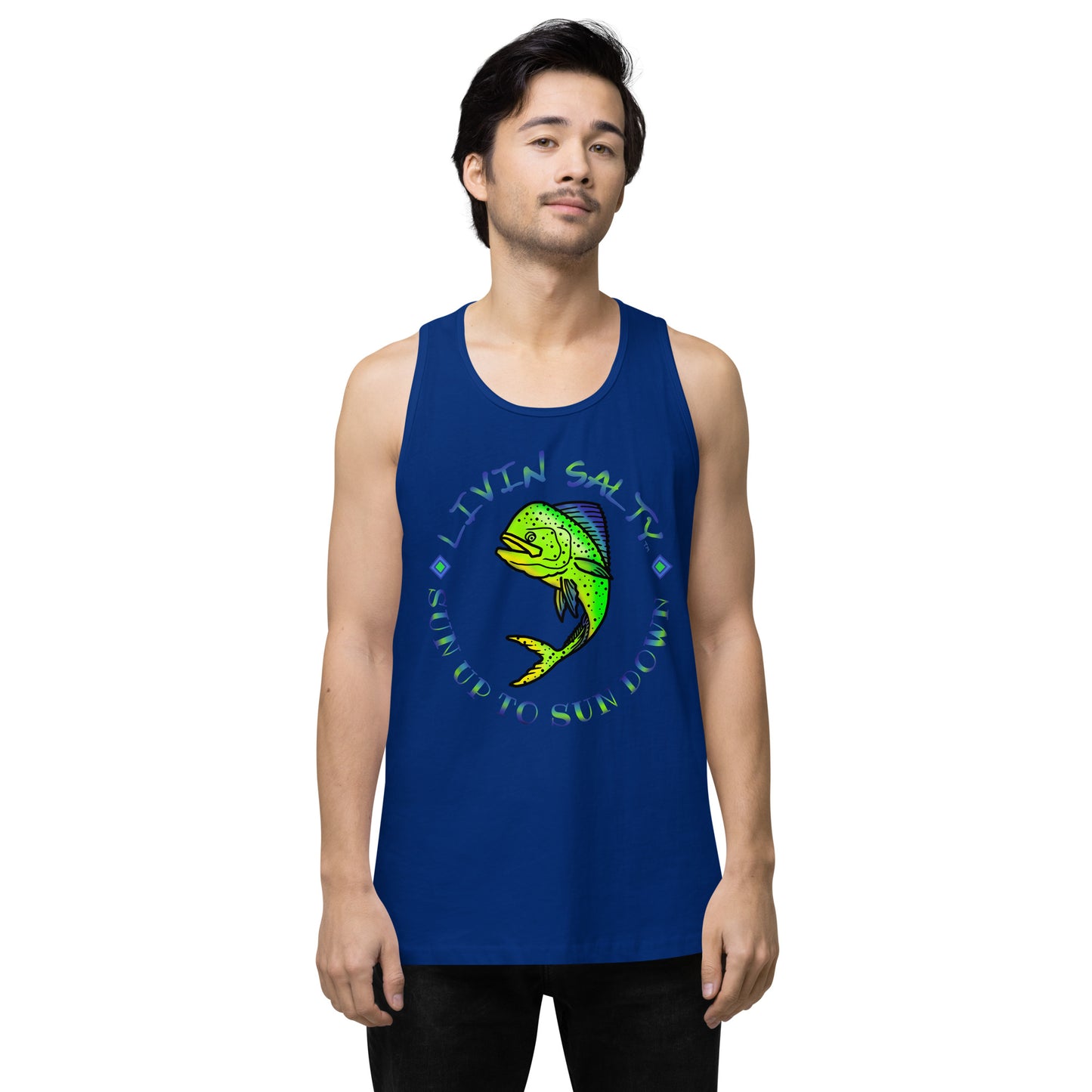 Men’s LIVIN SALTY Mahi tank top