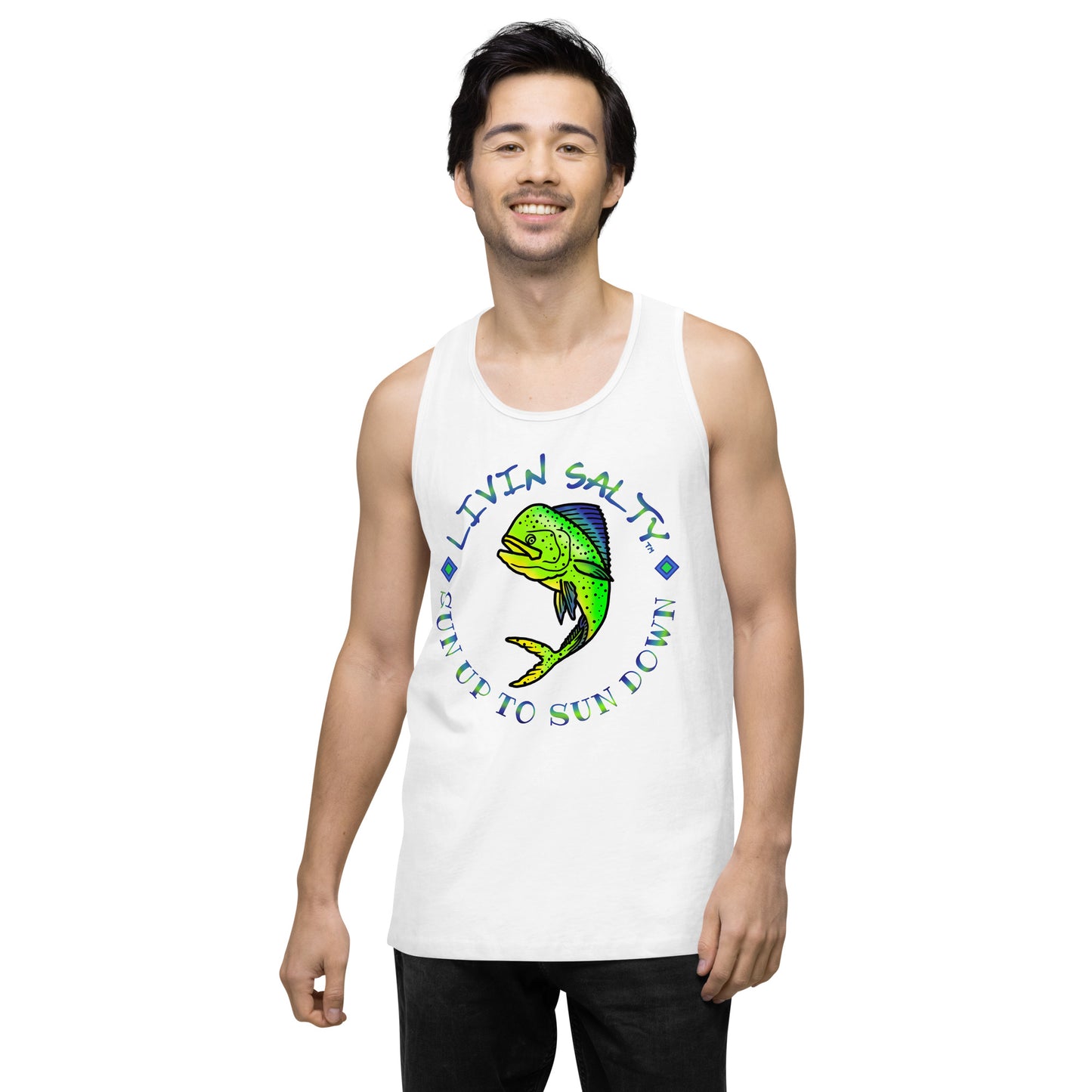 Men’s LIVIN SALTY Mahi tank top