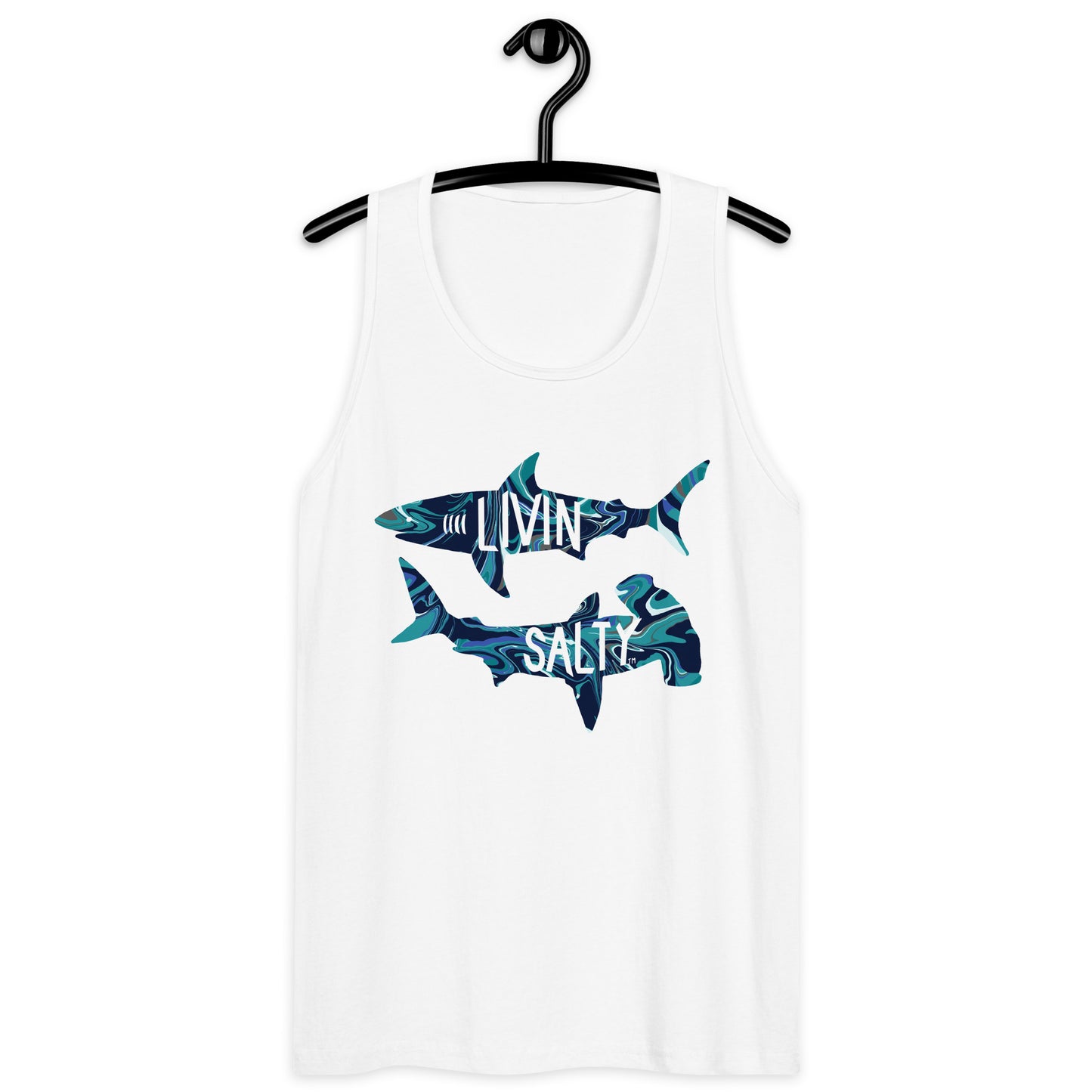 Men’s LIVIN SALTY shark tank top