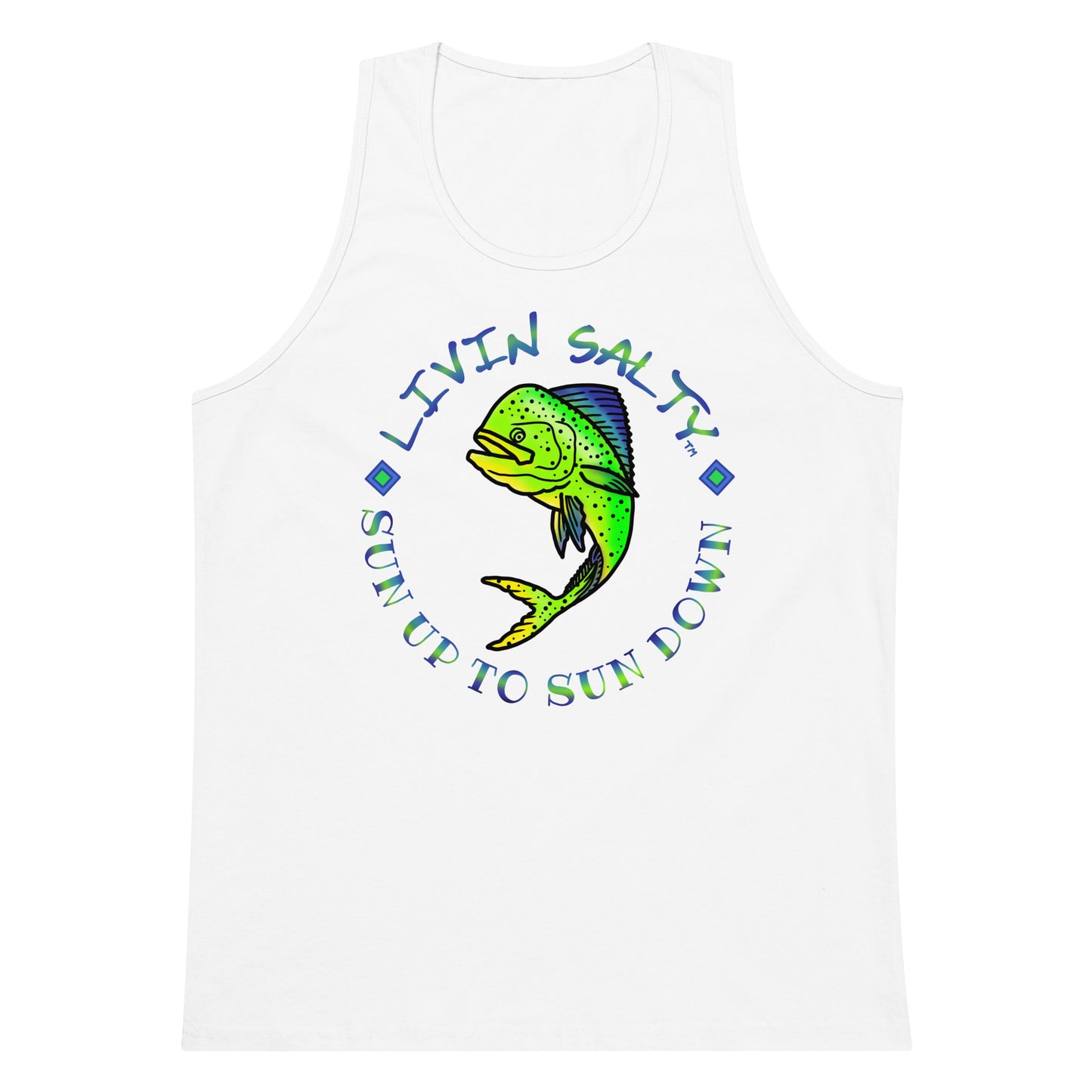 Men’s LIVIN SALTY Mahi tank top