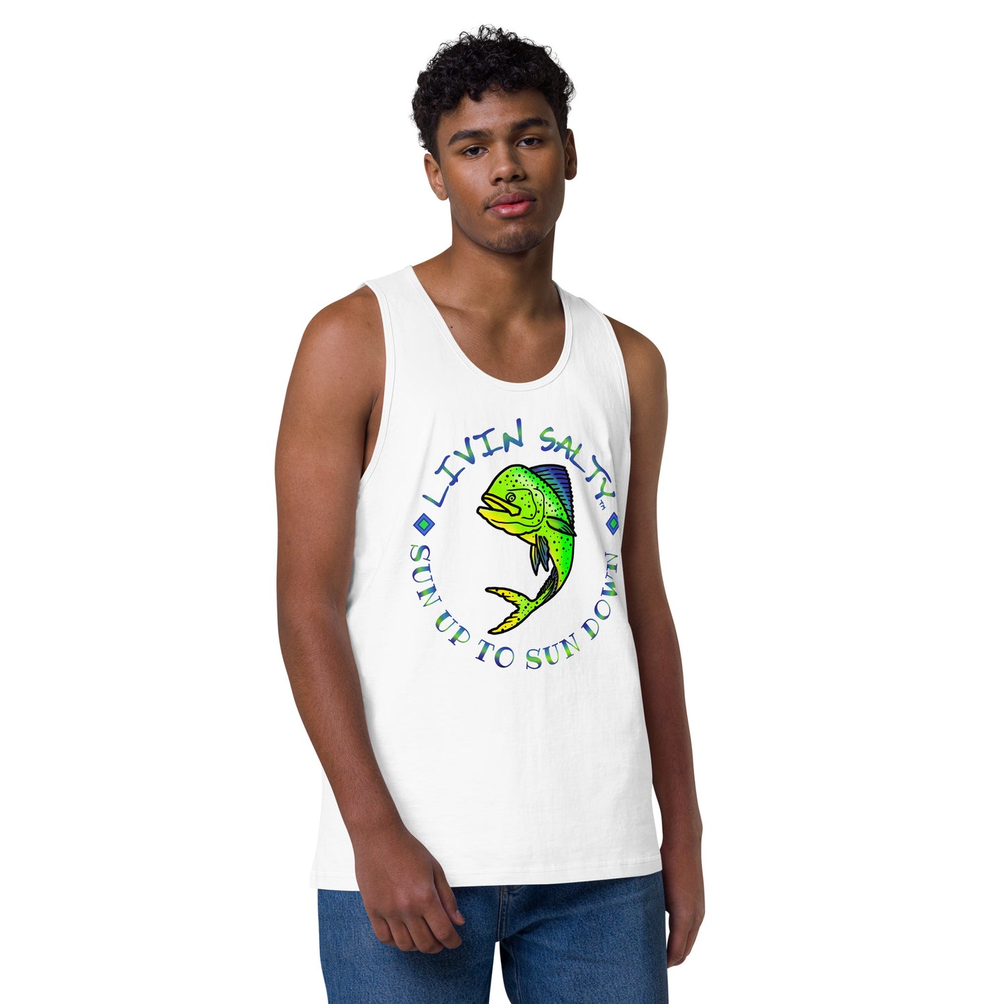 Men’s LIVIN SALTY Mahi tank top