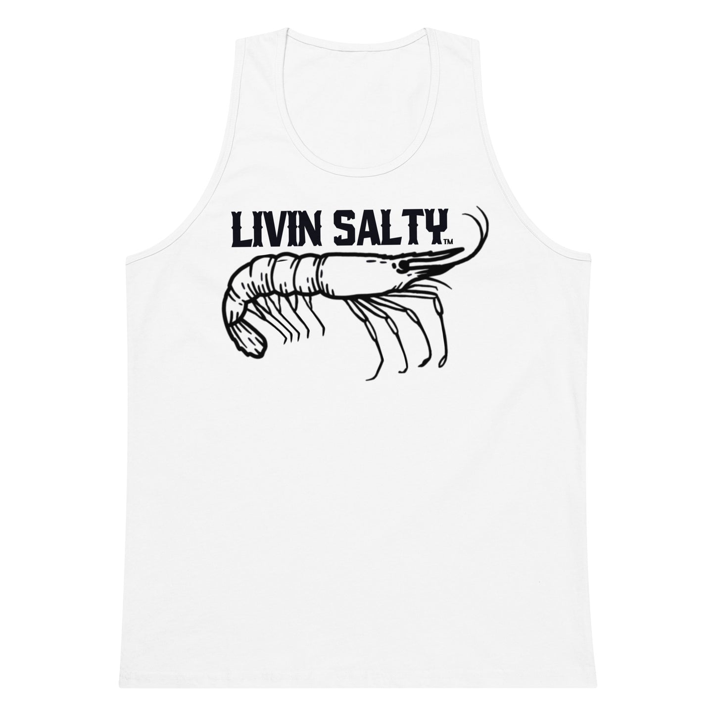 Men’s LIVIN SALTY Shrimp tank top