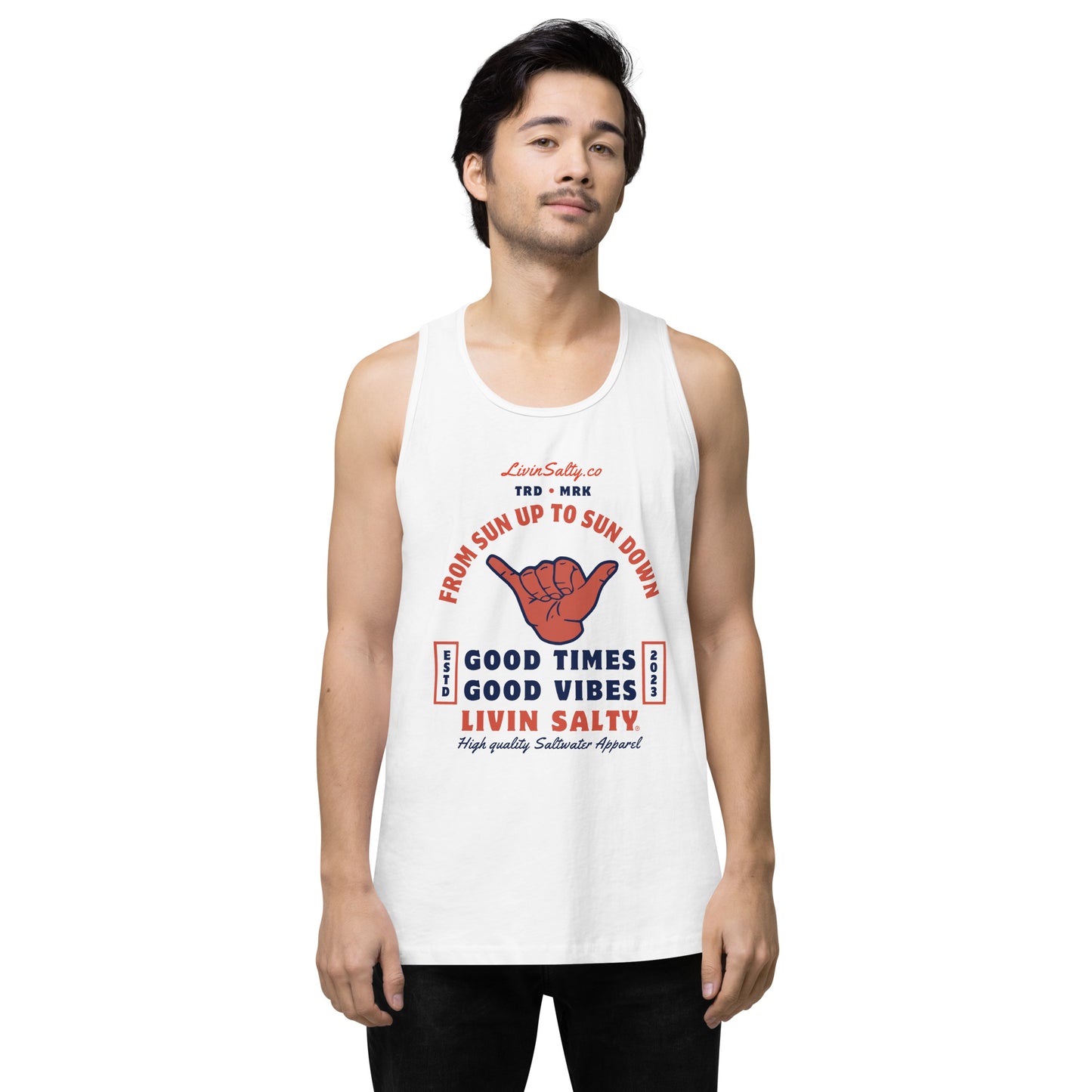 Men’s LIVIN SALTY tank top