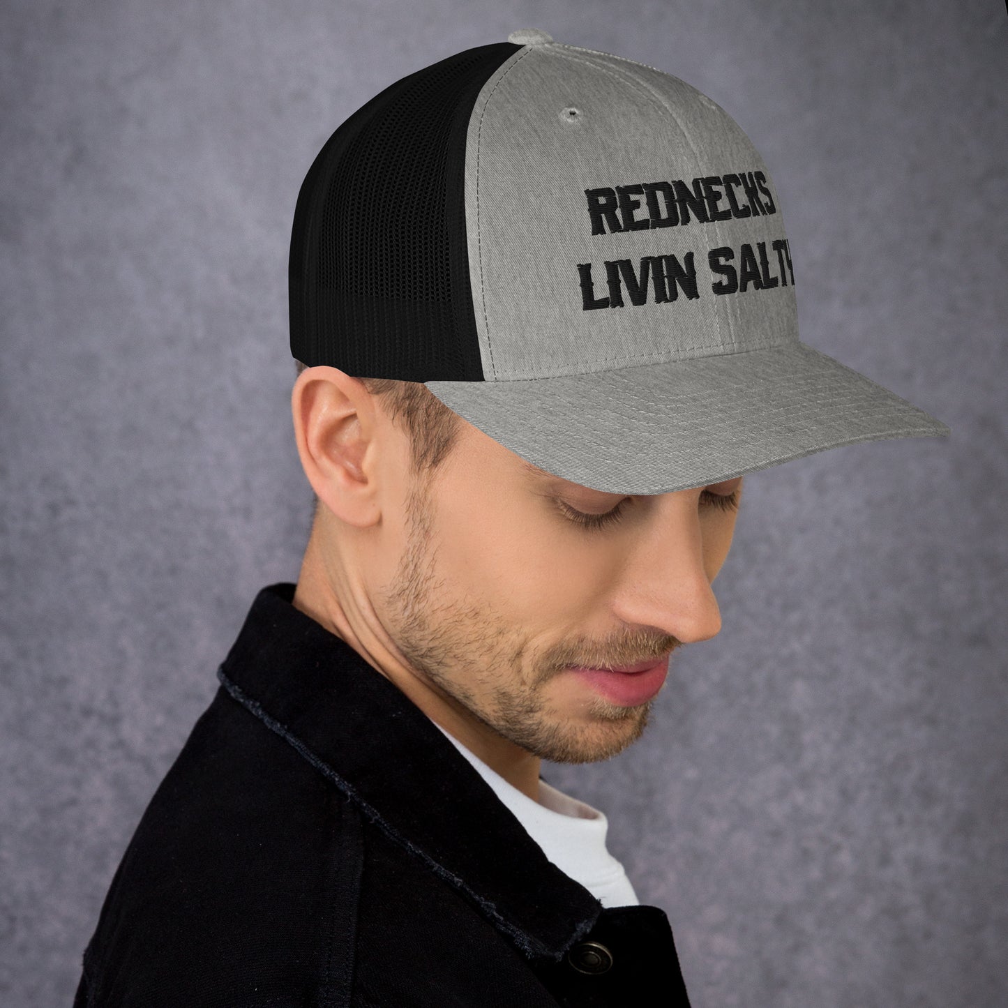 REDNECKS LIVIN SALTY Trucker Cap