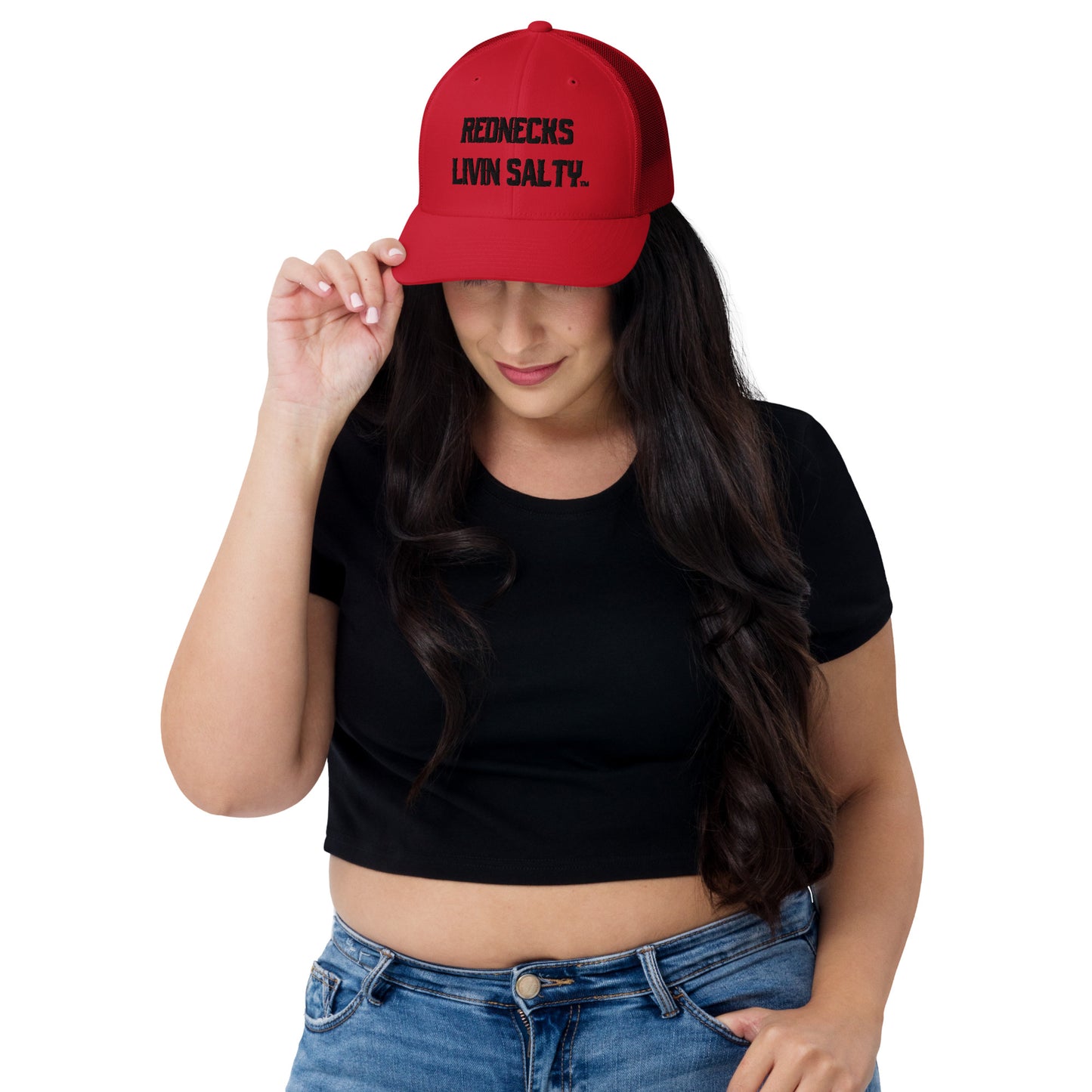 REDNECKS LIVIN SALTY Trucker Cap