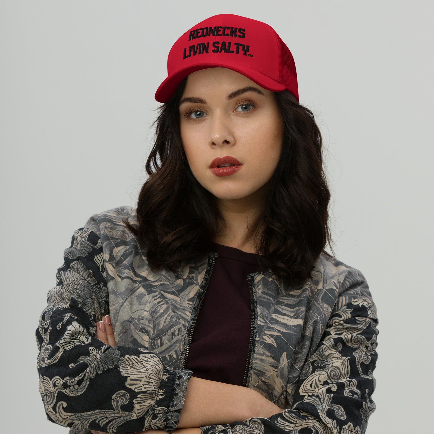 REDNECKS LIVIN SALTY Trucker Cap