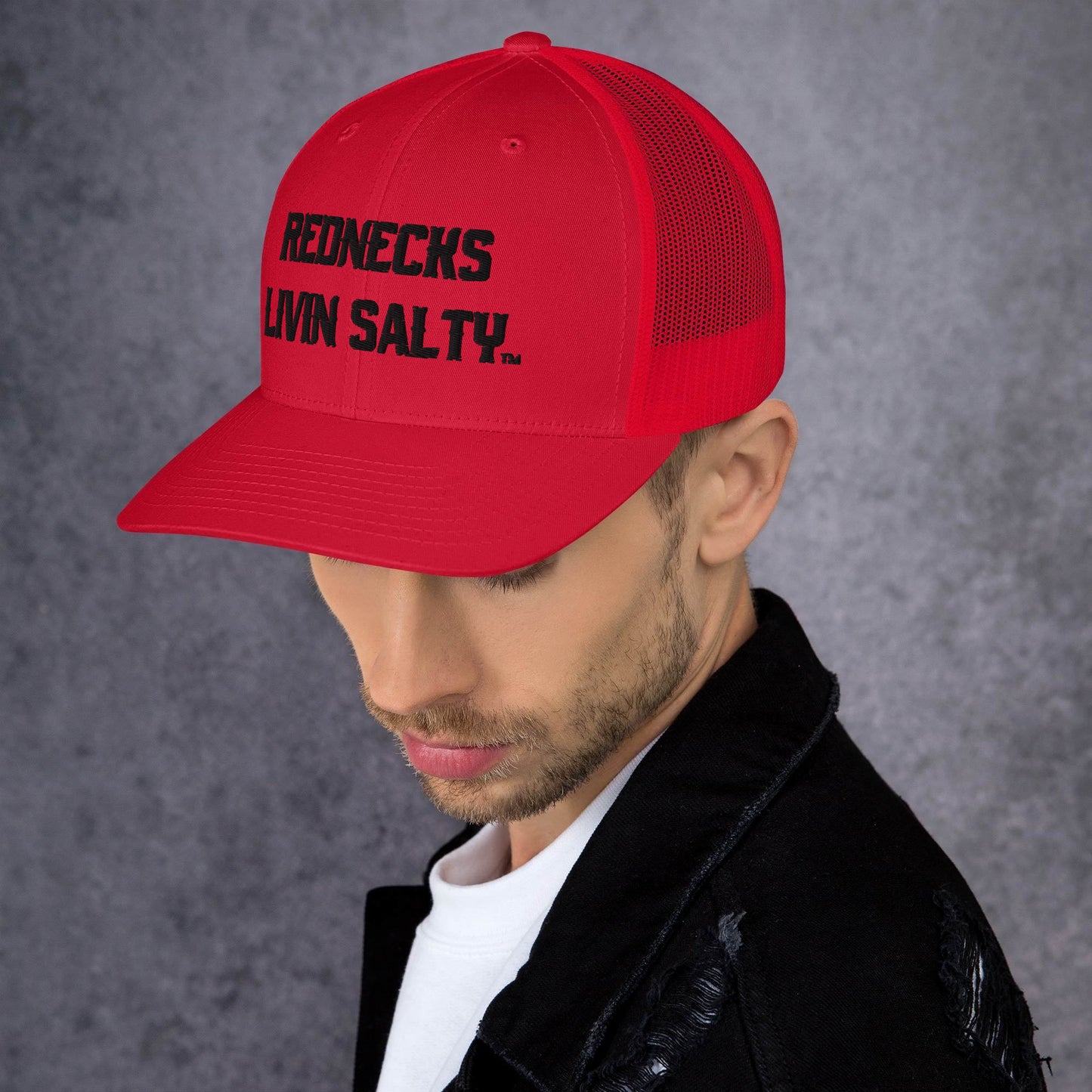 REDNECKS LIVIN SALTY Trucker Cap
