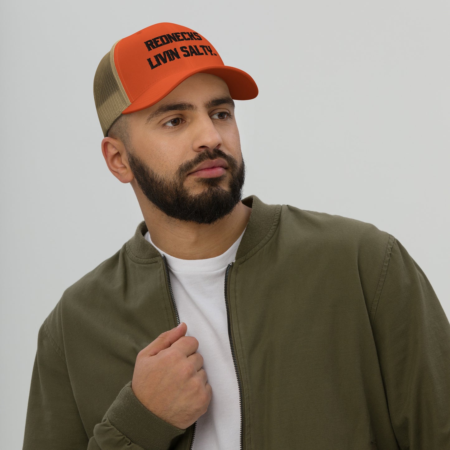 REDNECKS LIVIN SALTY Trucker Cap