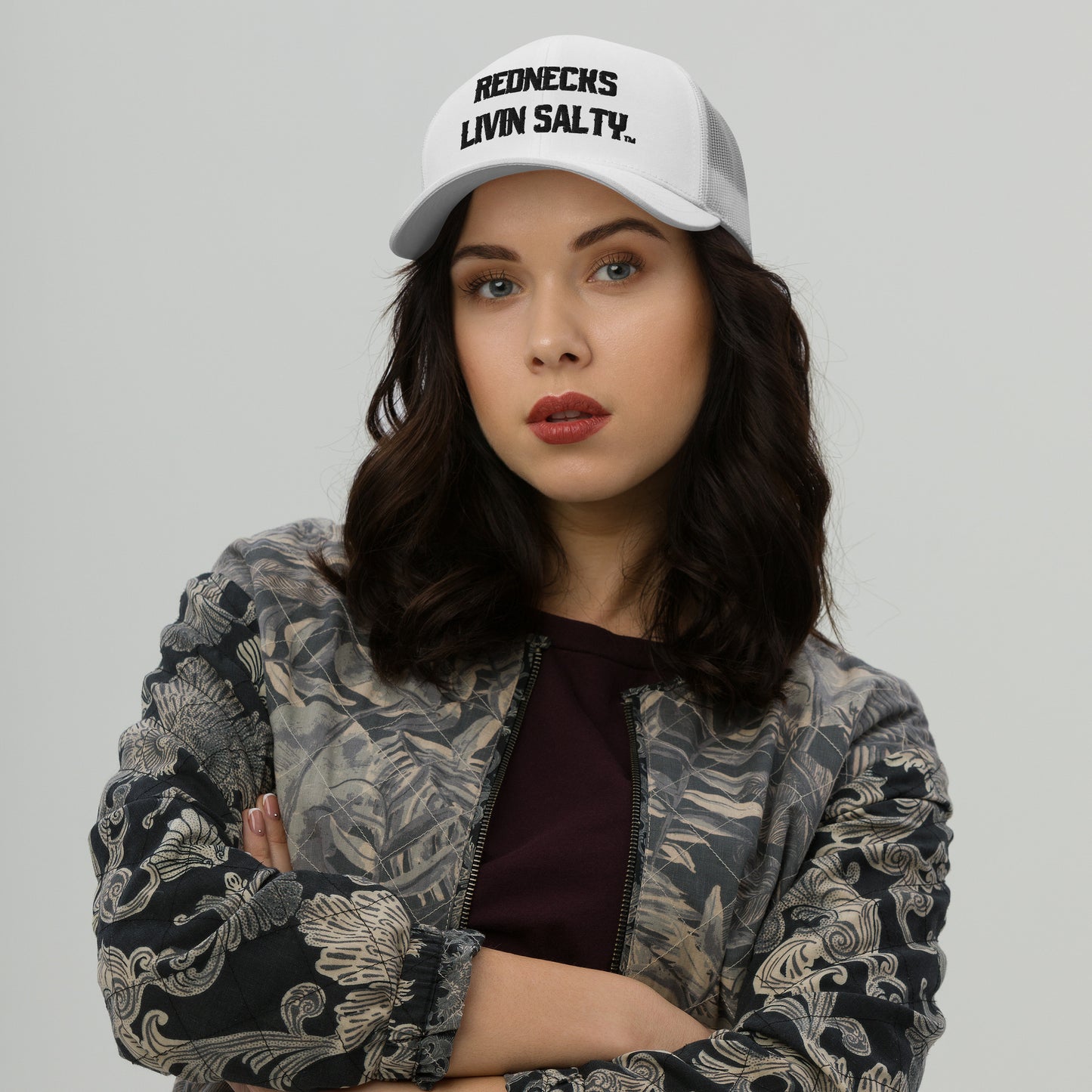 REDNECKS LIVIN SALTY Trucker Cap