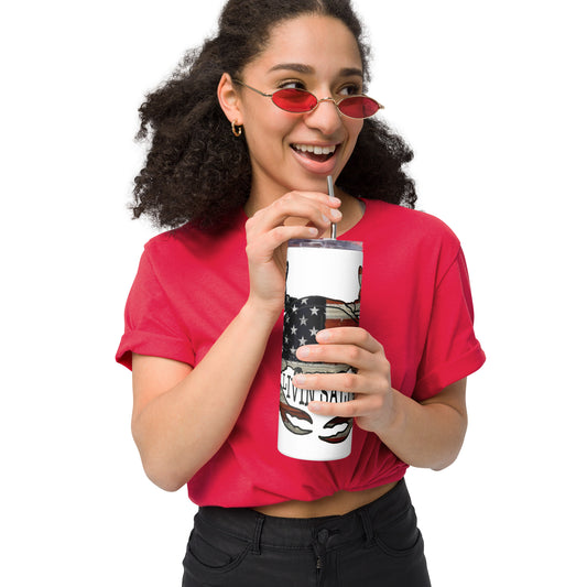 LIVIN SALTY crab Stainless steel tumbler