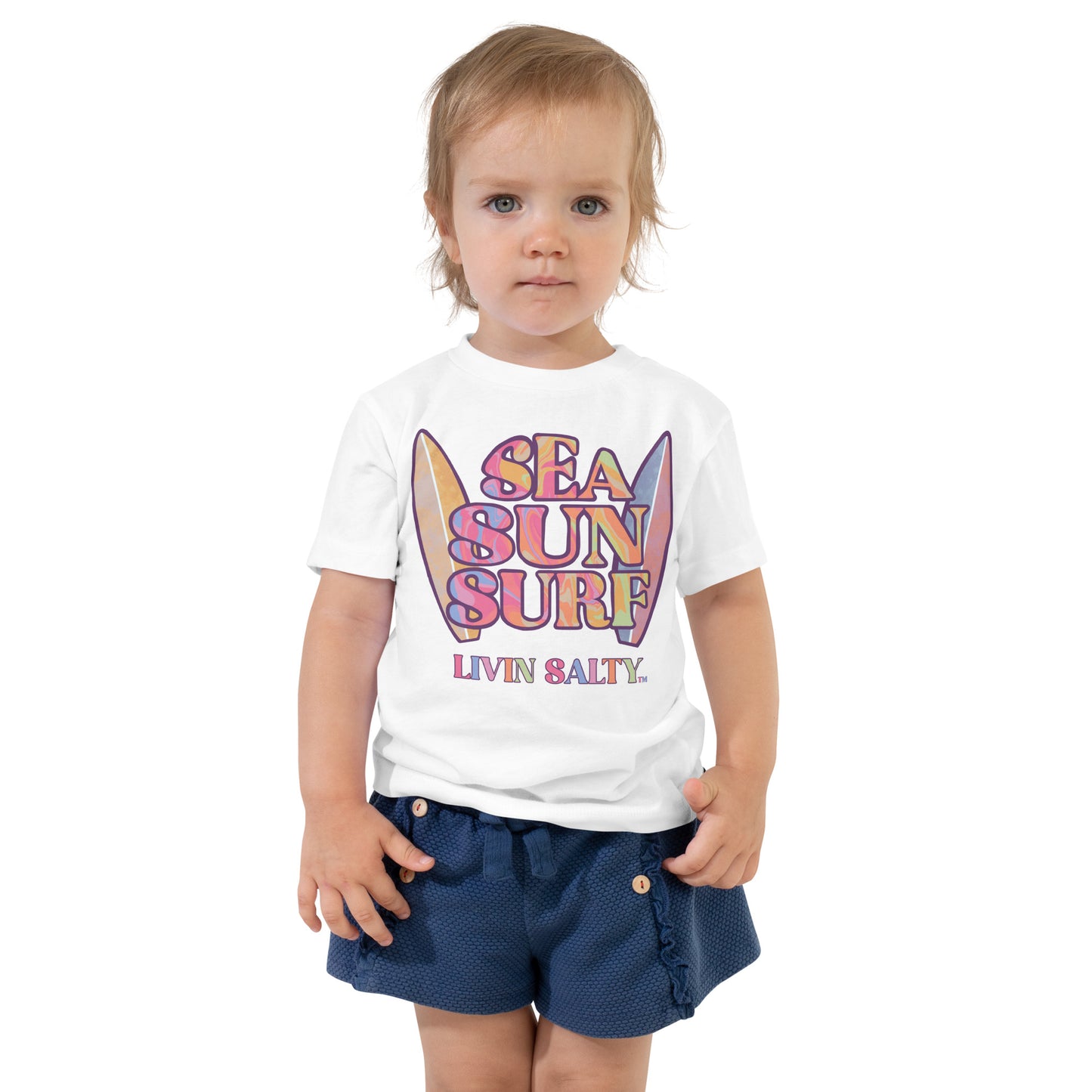 Toddler LIVIN SALTY Short Sleeve Tee
