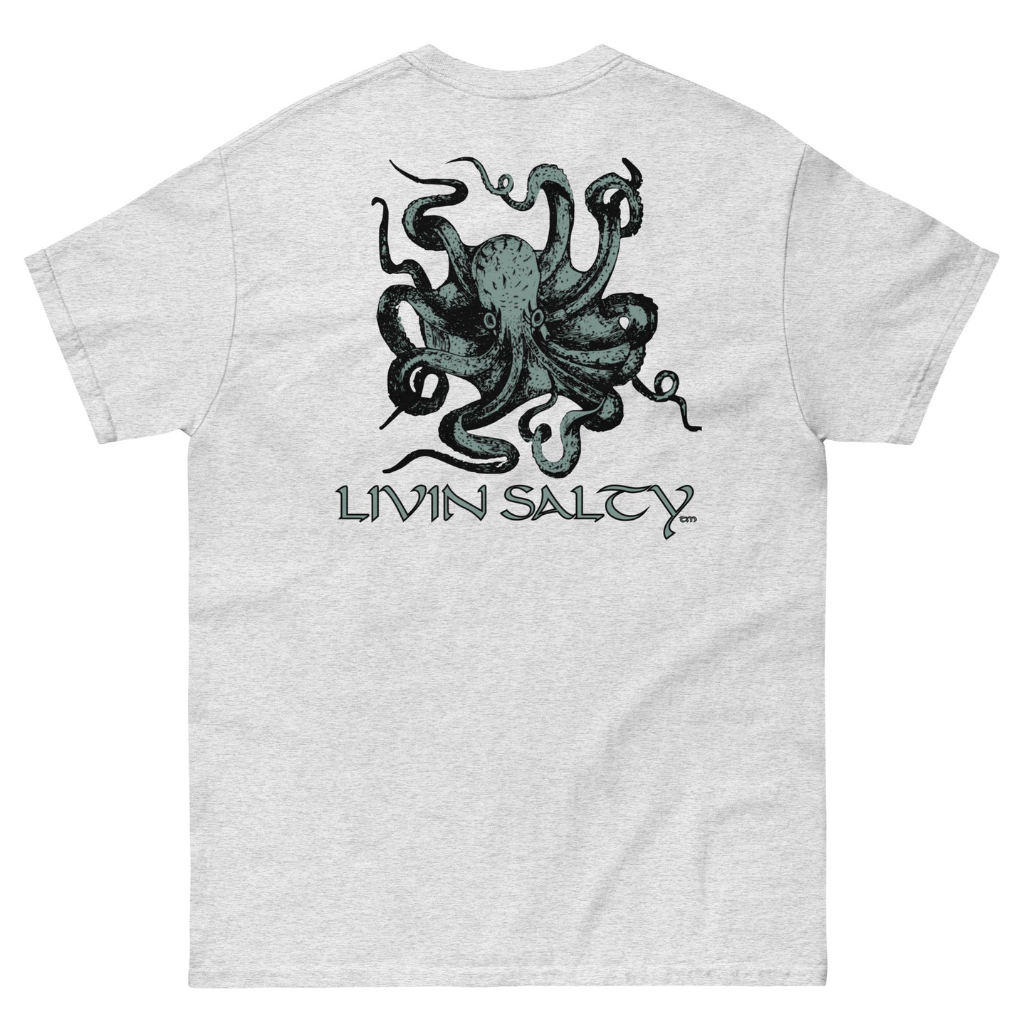 Unisex Octopus LIVIN SALTY Cotton tee