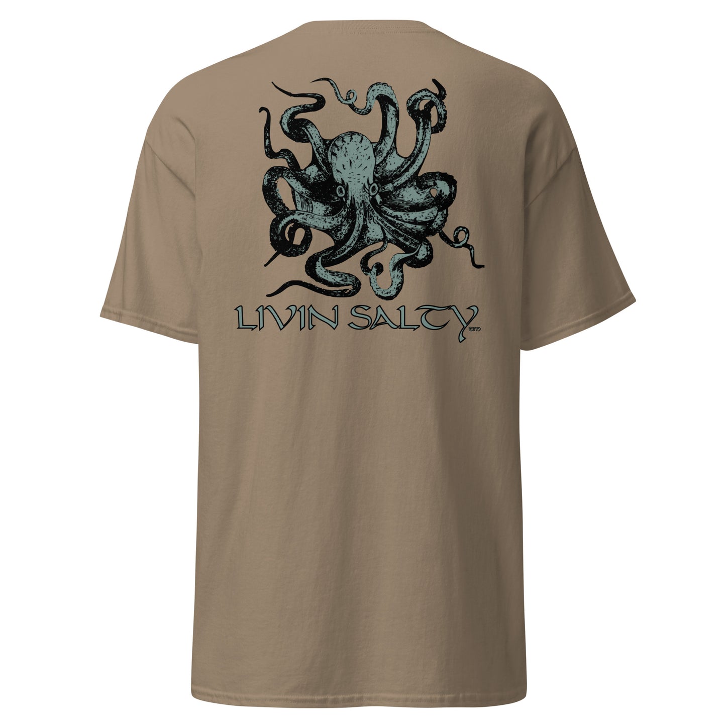 Unisex Octopus LIVIN SALTY Cotton tee