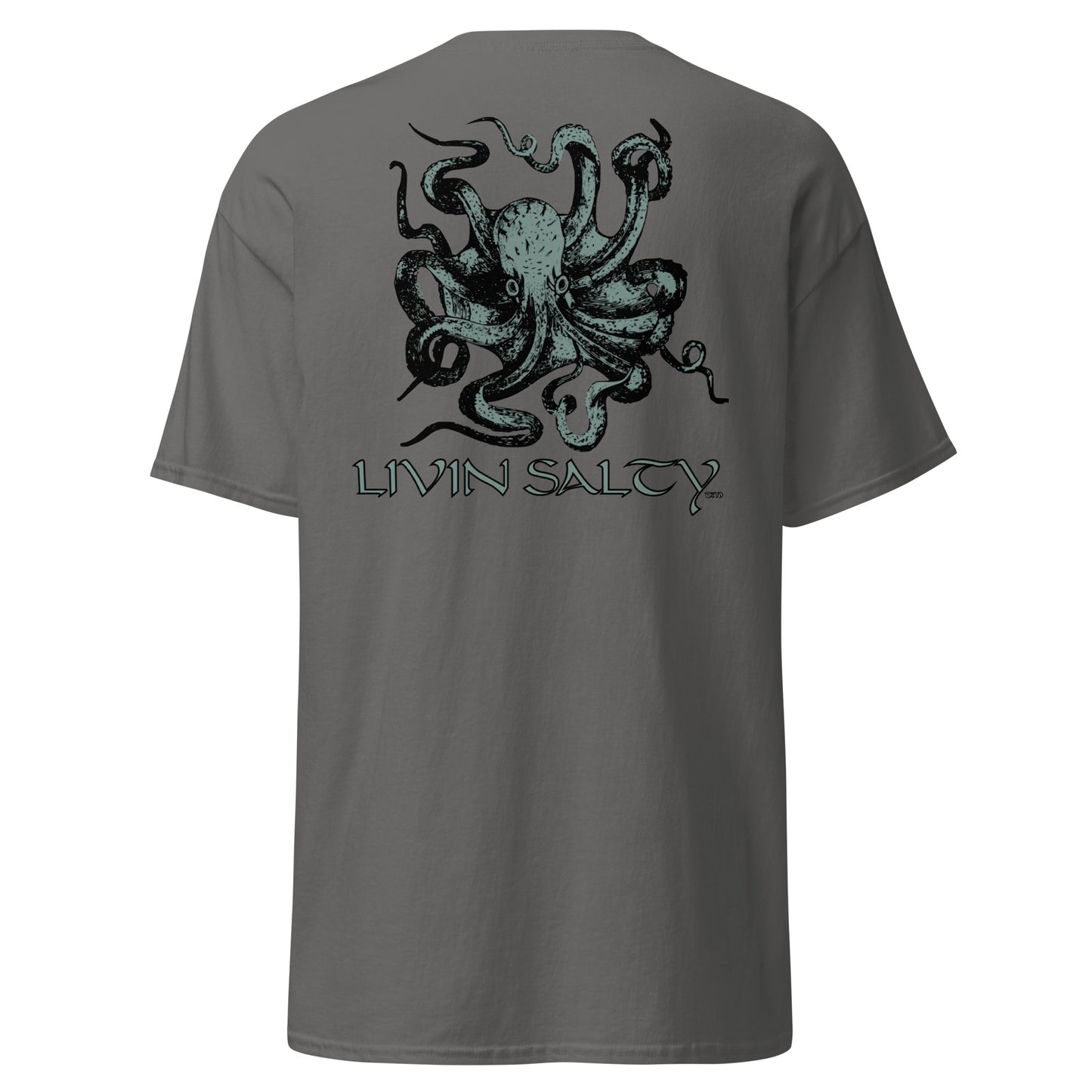 Unisex Octopus LIVIN SALTY Cotton tee