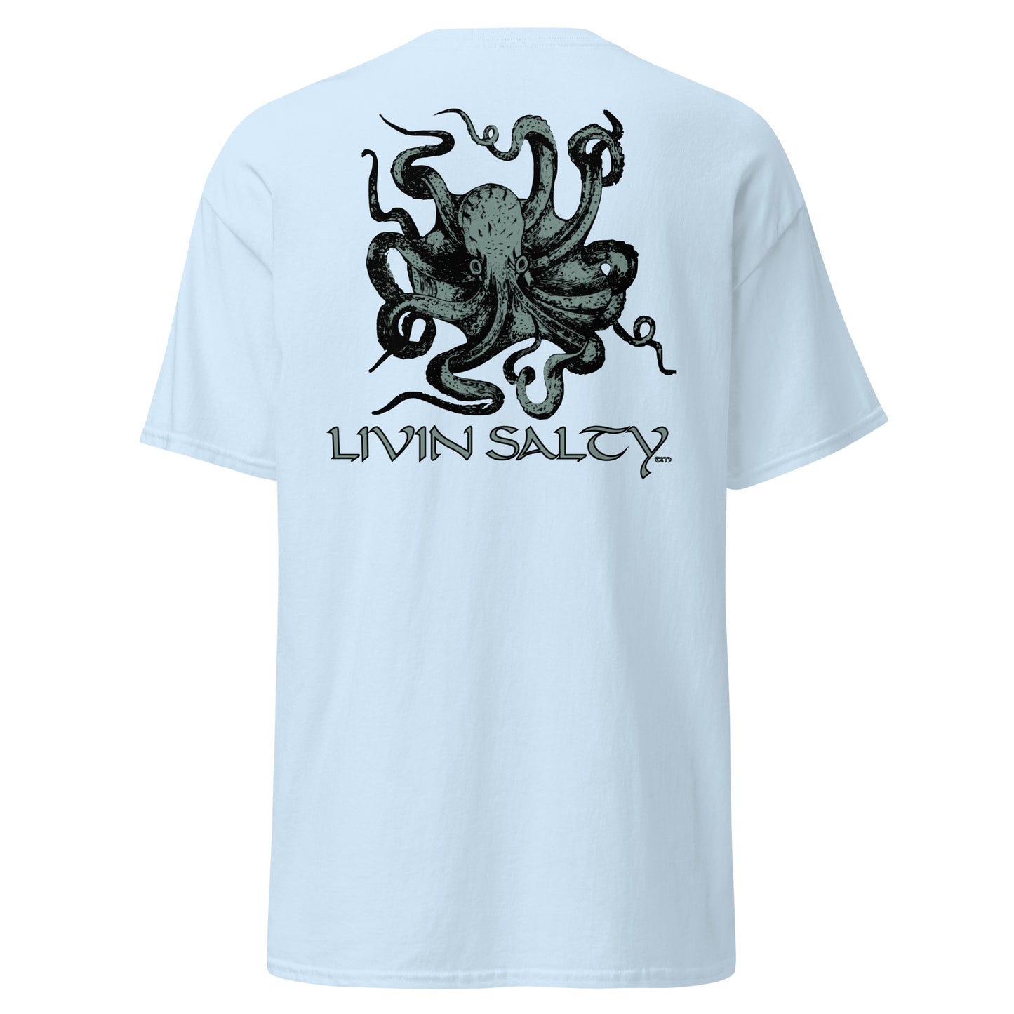 Unisex Octopus LIVIN SALTY Cotton tee