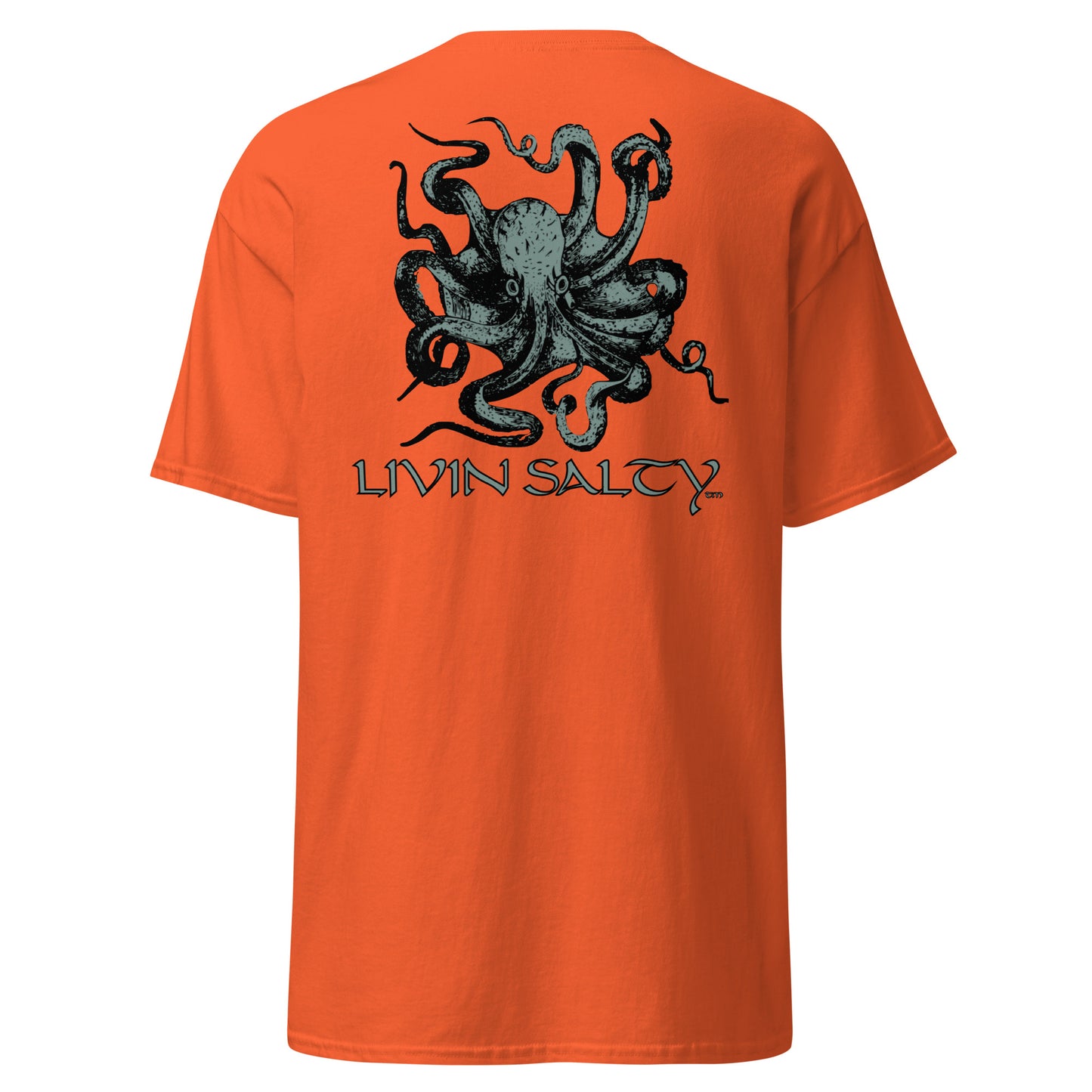 Unisex Octopus LIVIN SALTY Cotton tee