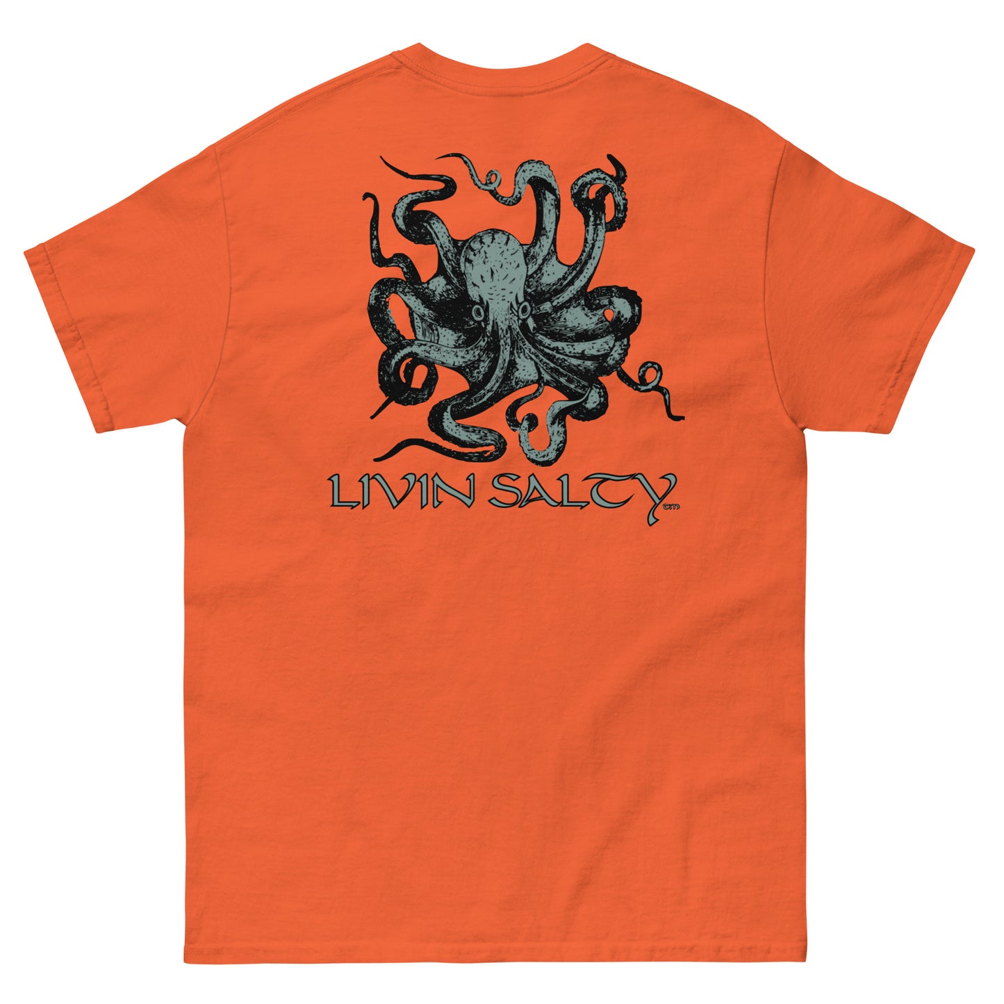 Unisex Octopus LIVIN SALTY Cotton tee
