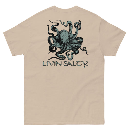 Unisex Octopus LIVIN SALTY Cotton tee