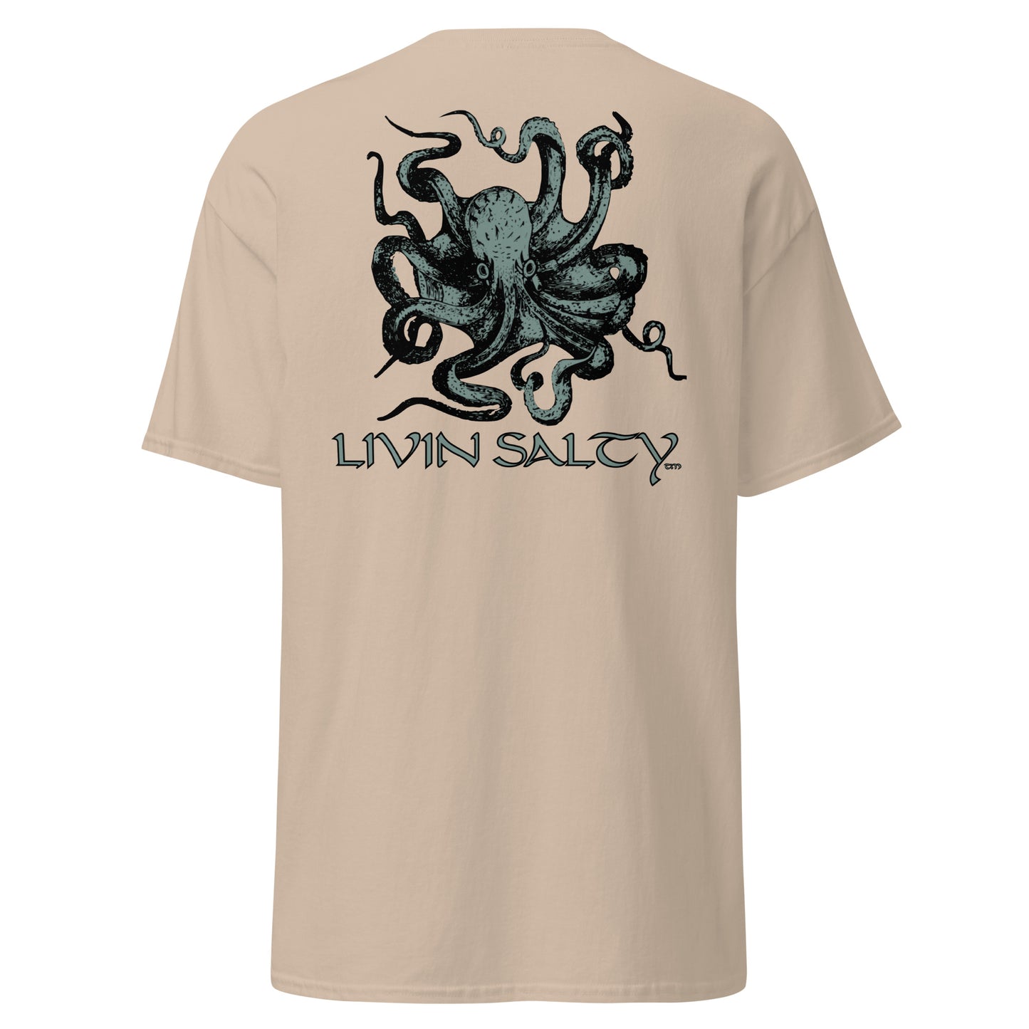 Unisex Octopus LIVIN SALTY Cotton tee