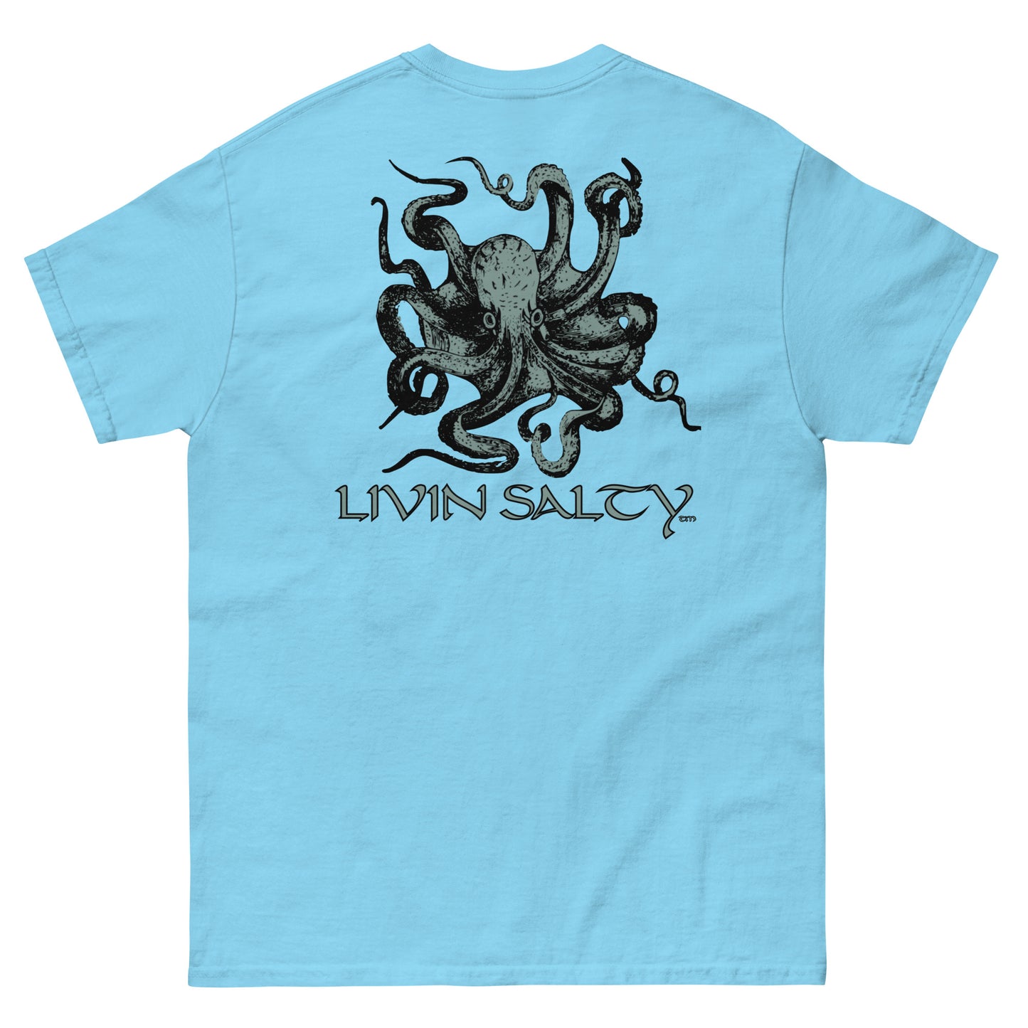 Unisex Octopus LIVIN SALTY Cotton tee