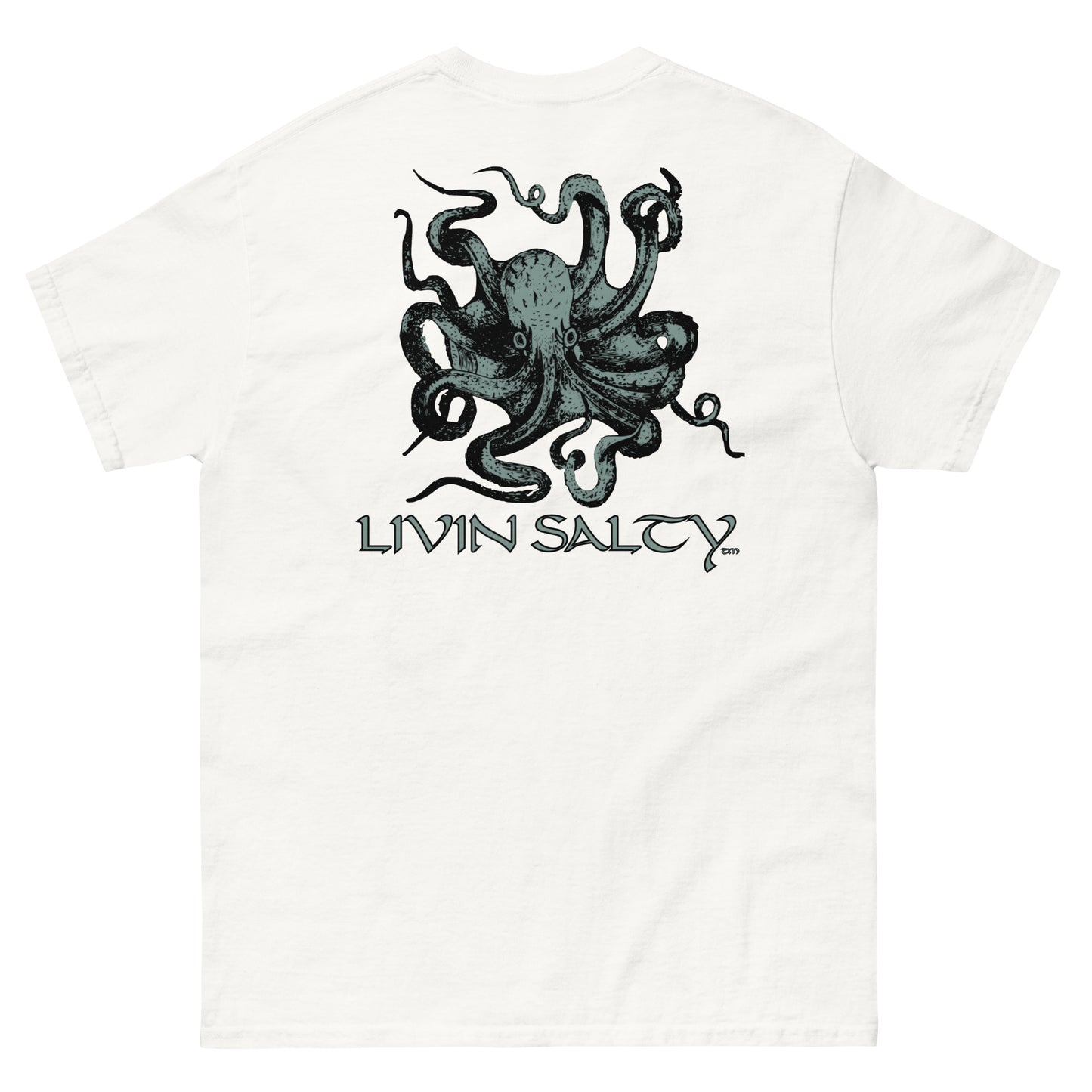 Unisex Octopus LIVIN SALTY Cotton tee
