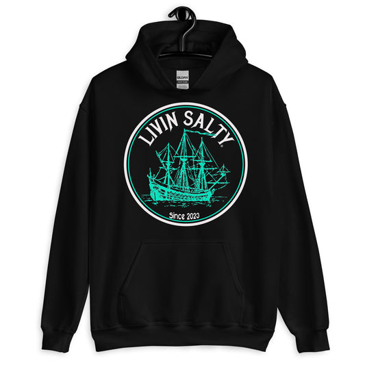 Unisex LIVIN SALTY Ship Hoodie