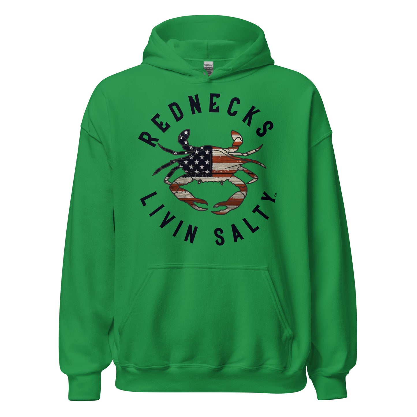 Unisex REDNECKS LIVIN SALTY Crab Hoodie