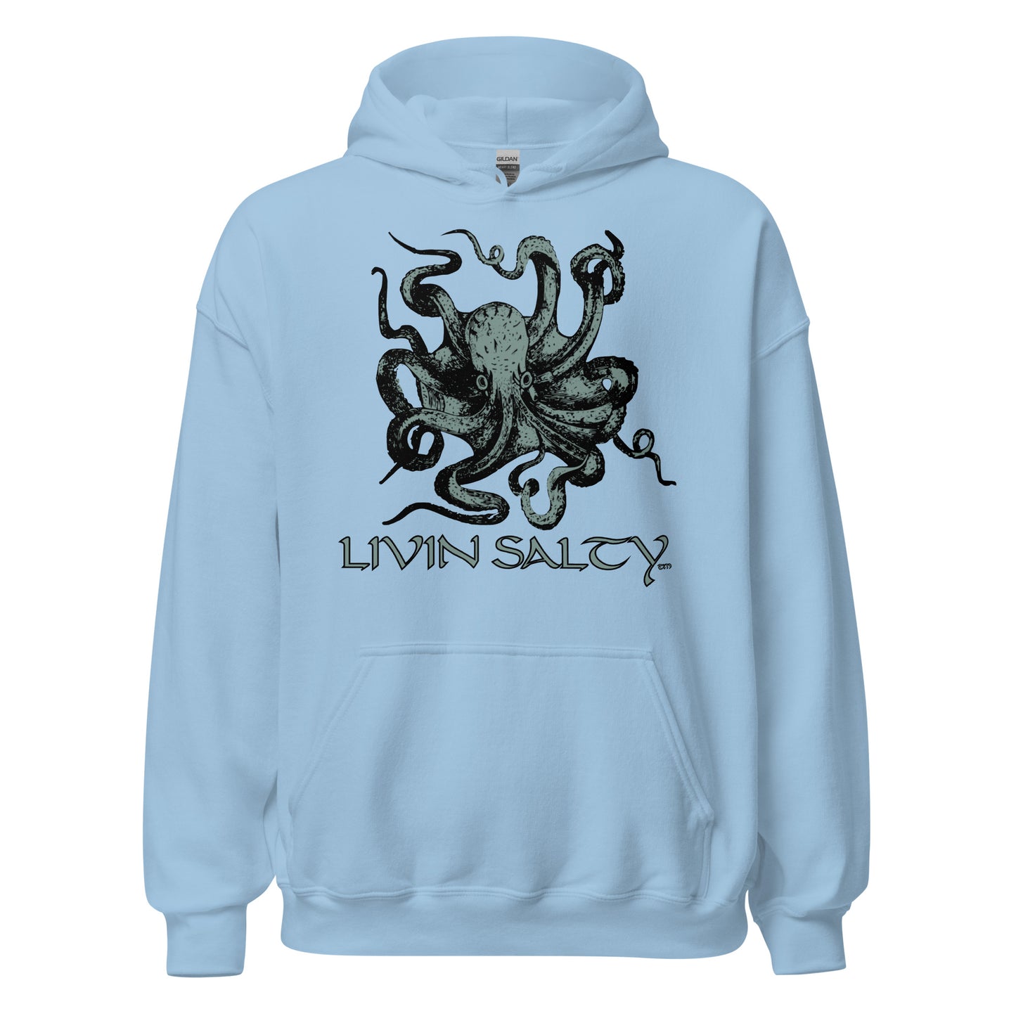Unisex LIVIN SALTY Octopus Hoodie