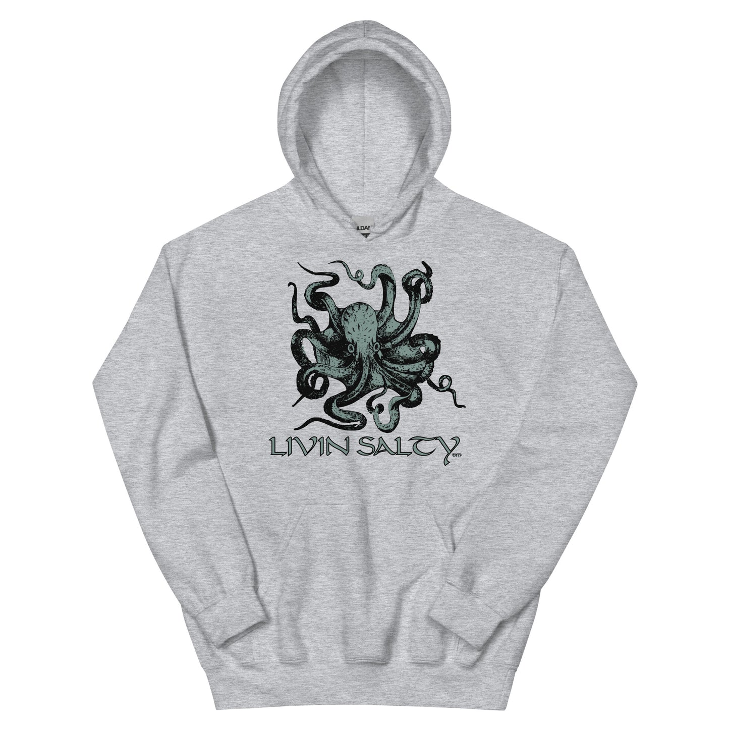 Unisex LIVIN SALTY Octopus Hoodie