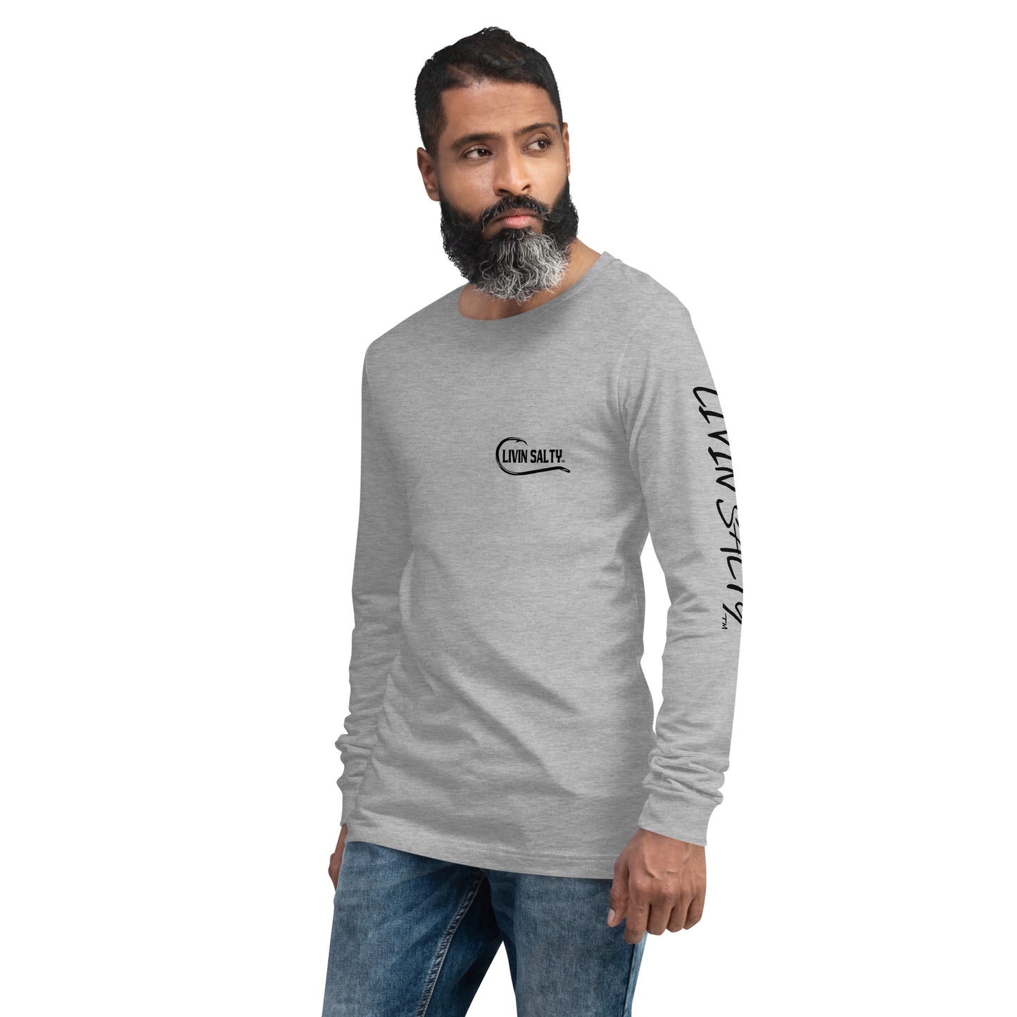 LIVIN SALTY crab Long Sleeve Tee
