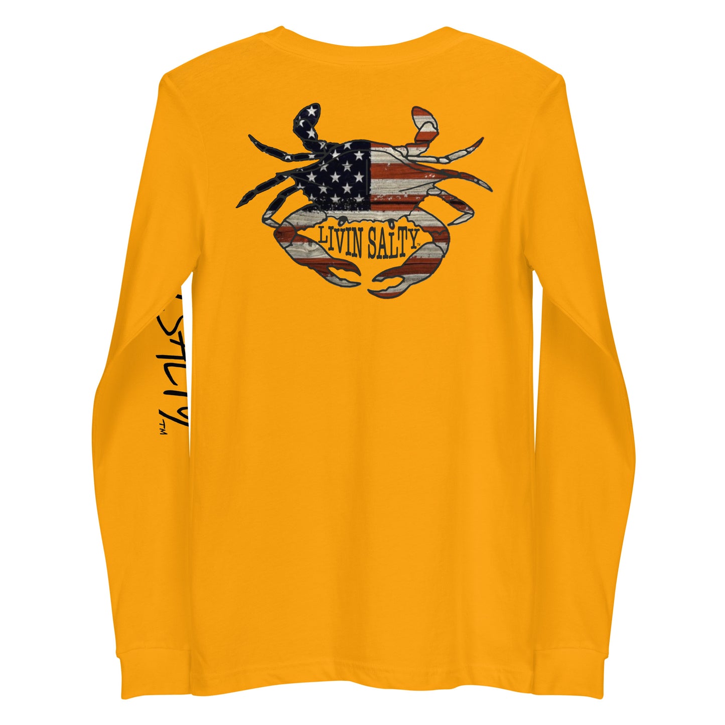 LIVIN SALTY crab Long Sleeve Tee