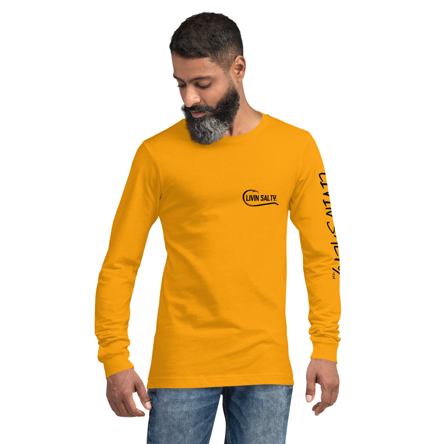 LIVIN SALTY crab Long Sleeve Tee