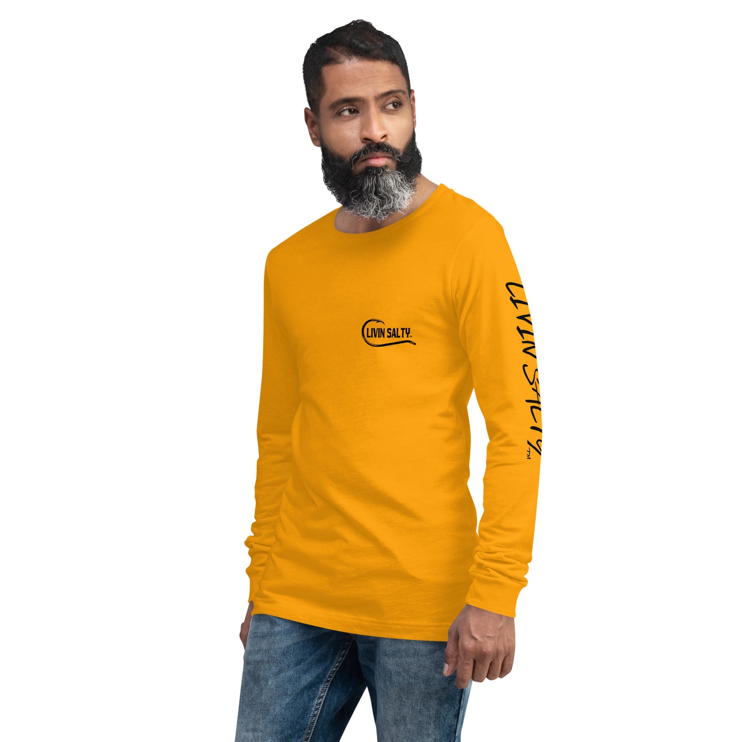LIVIN SALTY crab Long Sleeve Tee