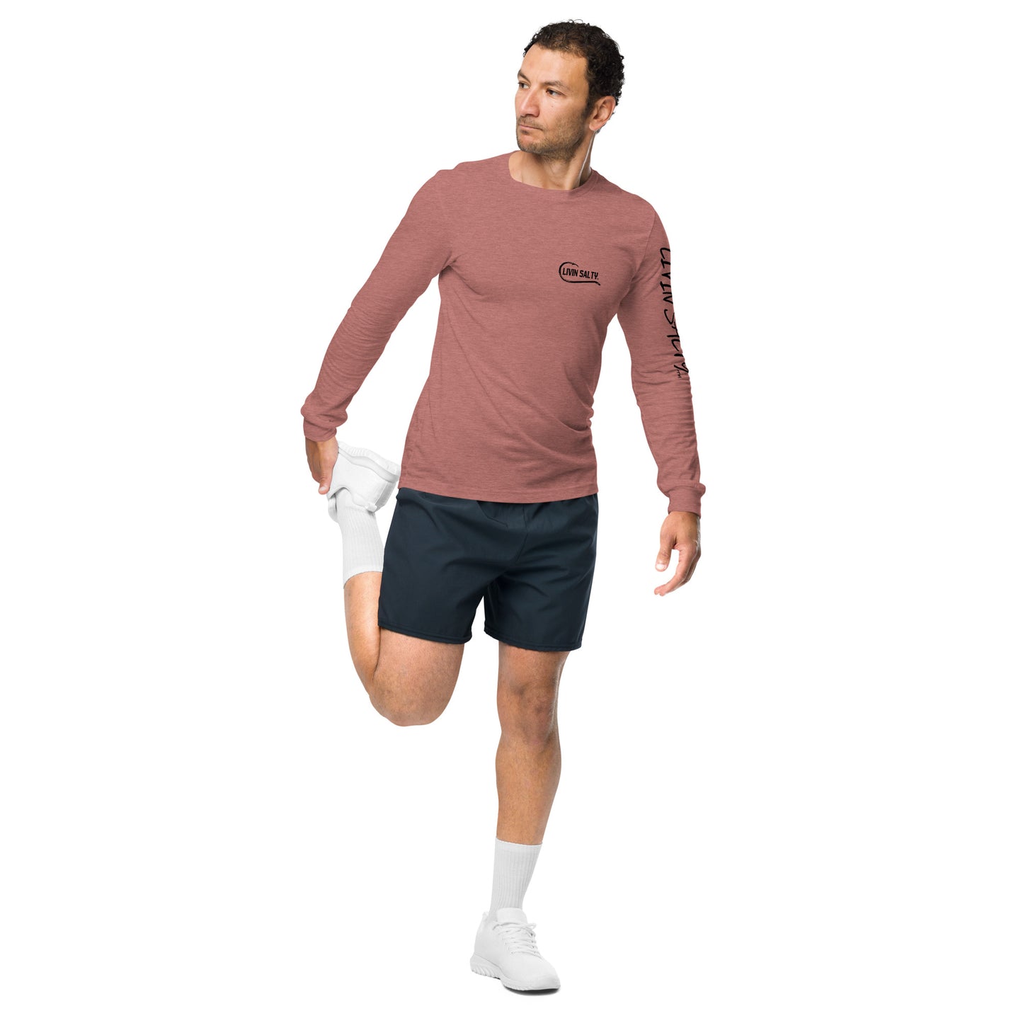 LIVIN SALTY crab Long Sleeve Tee