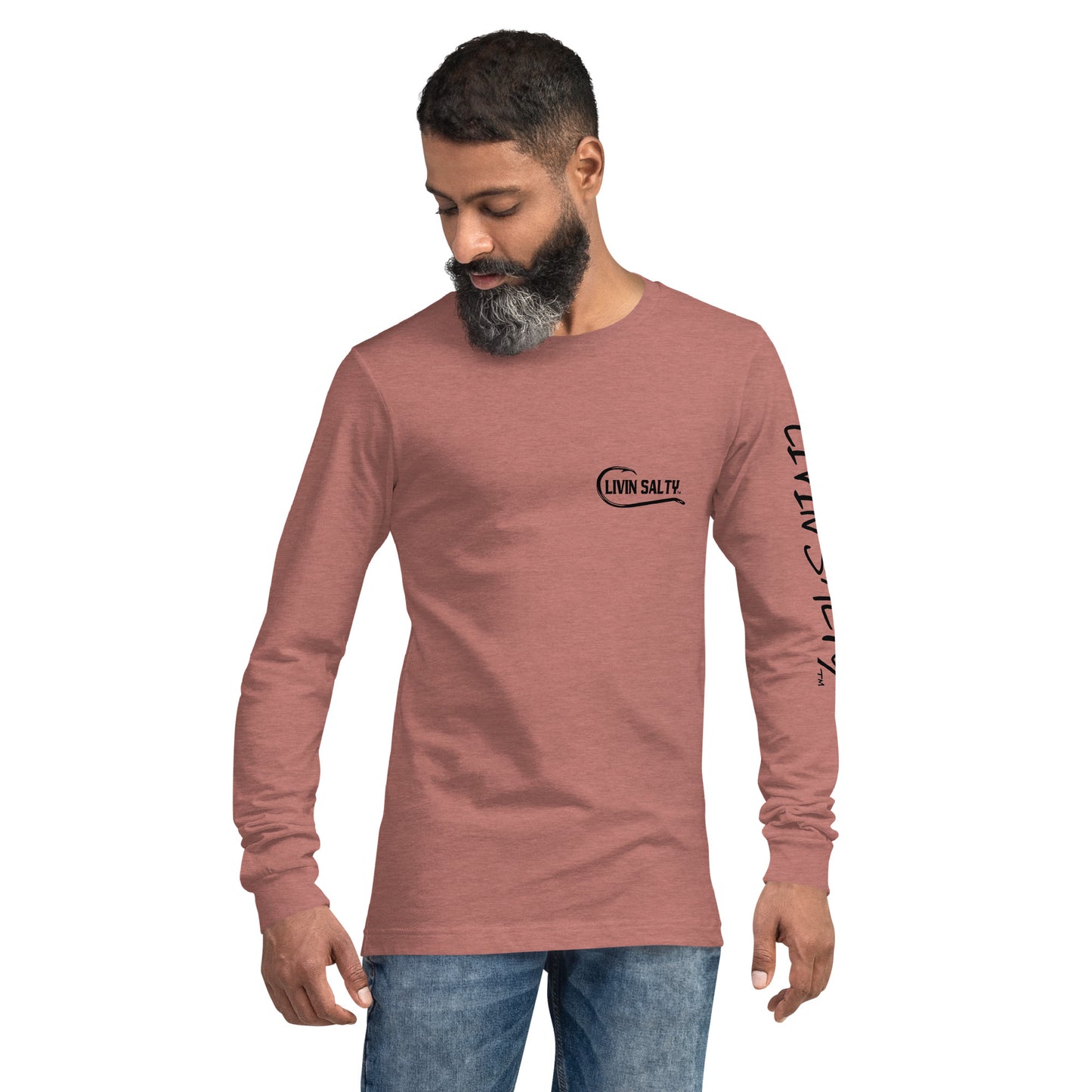 LIVIN SALTY crab Long Sleeve Tee