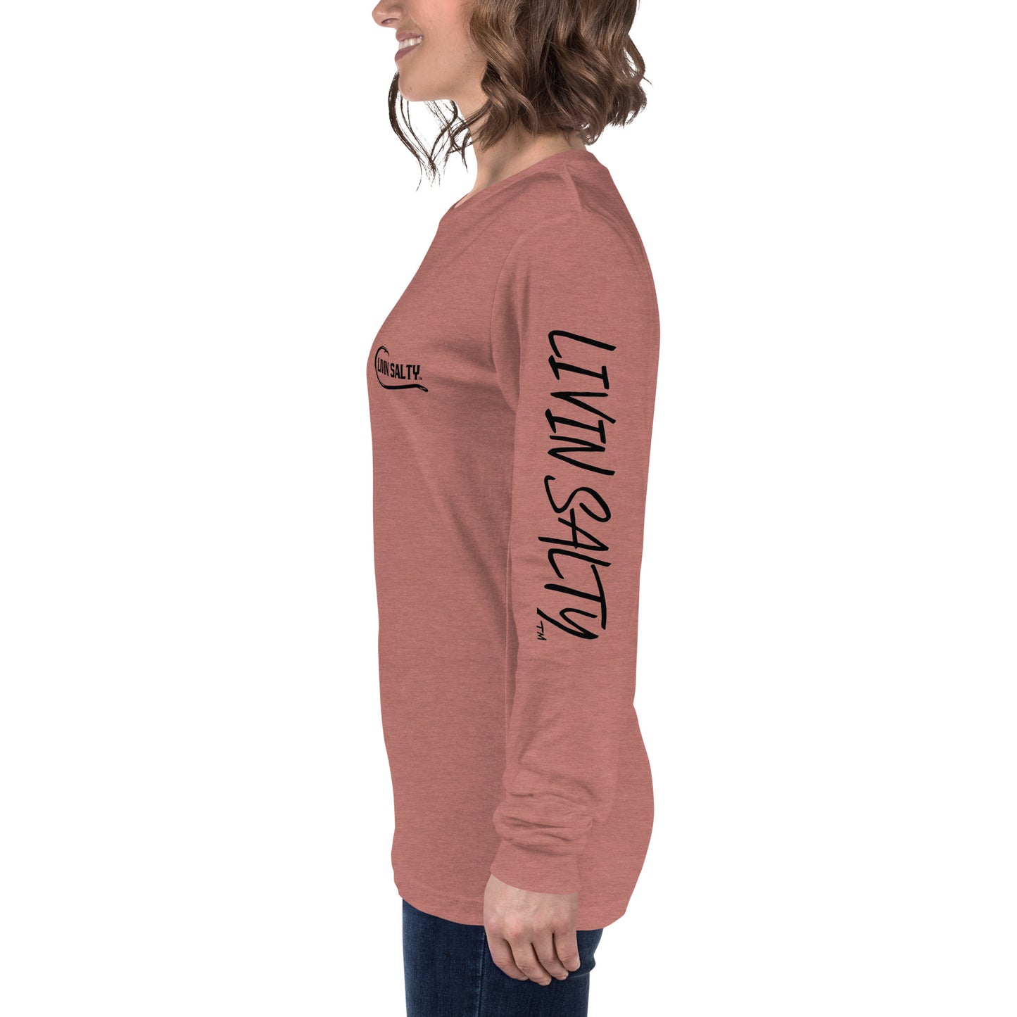 LIVIN SALTY crab Long Sleeve Tee