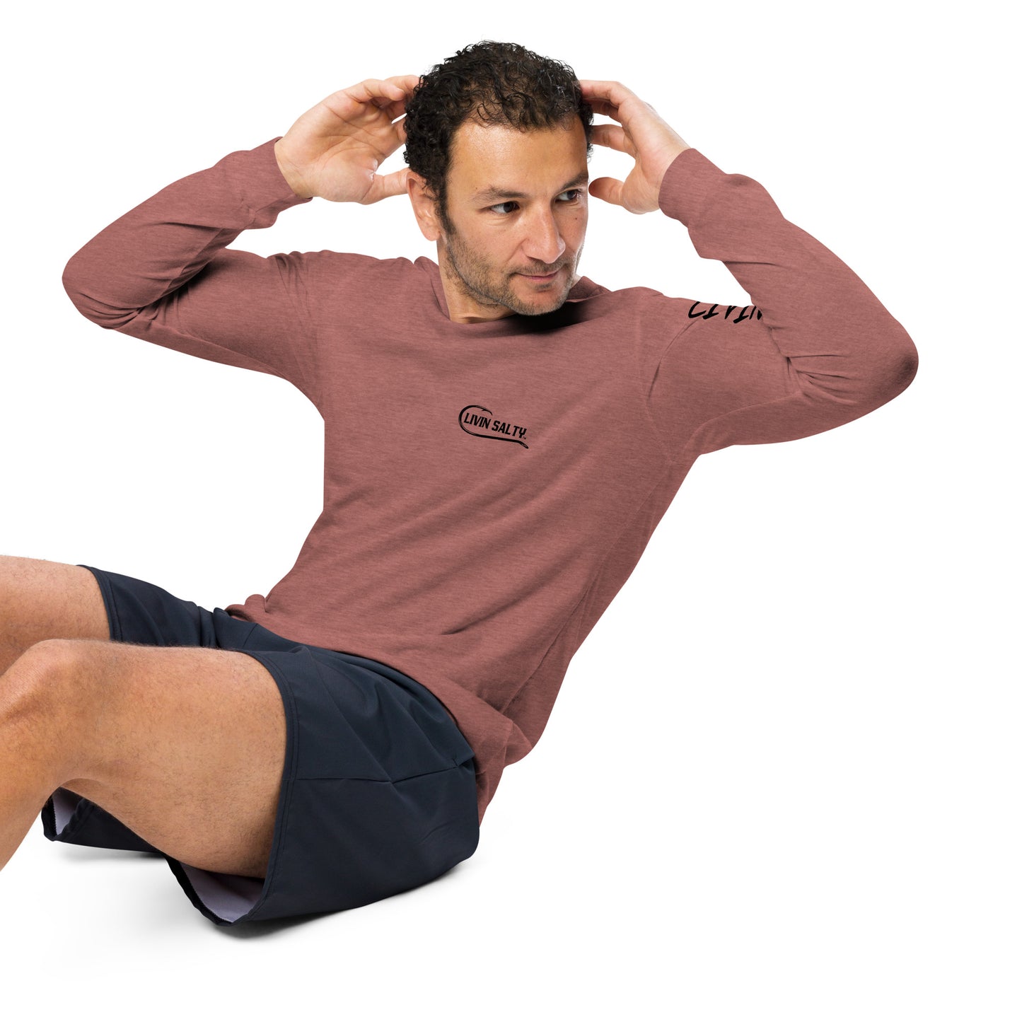 LIVIN SALTY crab Long Sleeve Tee