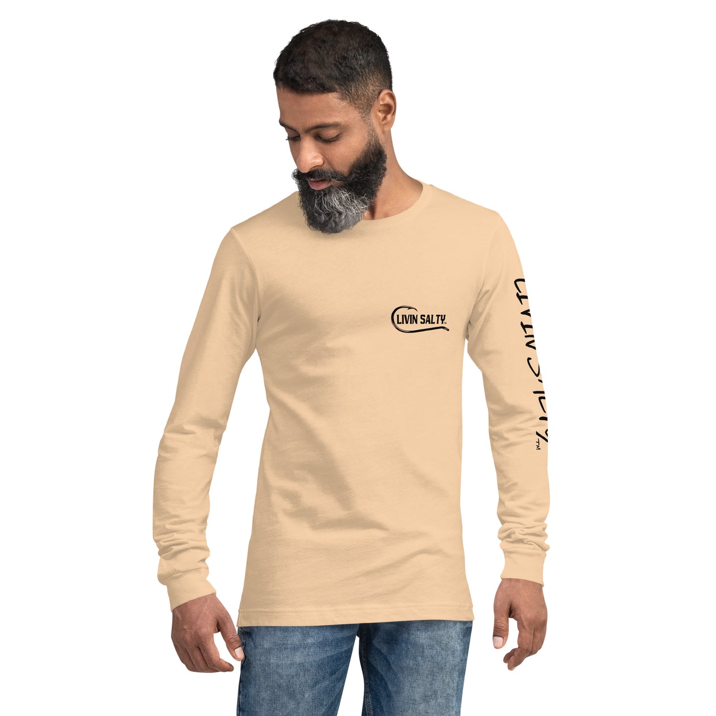 LIVIN SALTY crab Long Sleeve Tee