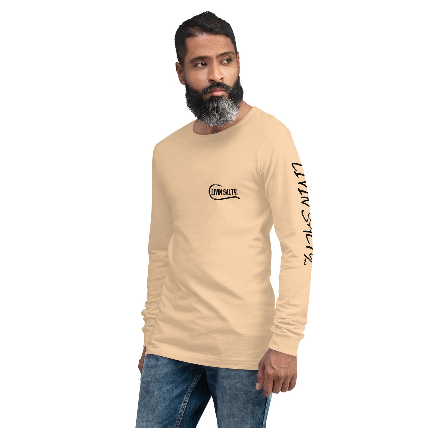 LIVIN SALTY crab Long Sleeve Tee