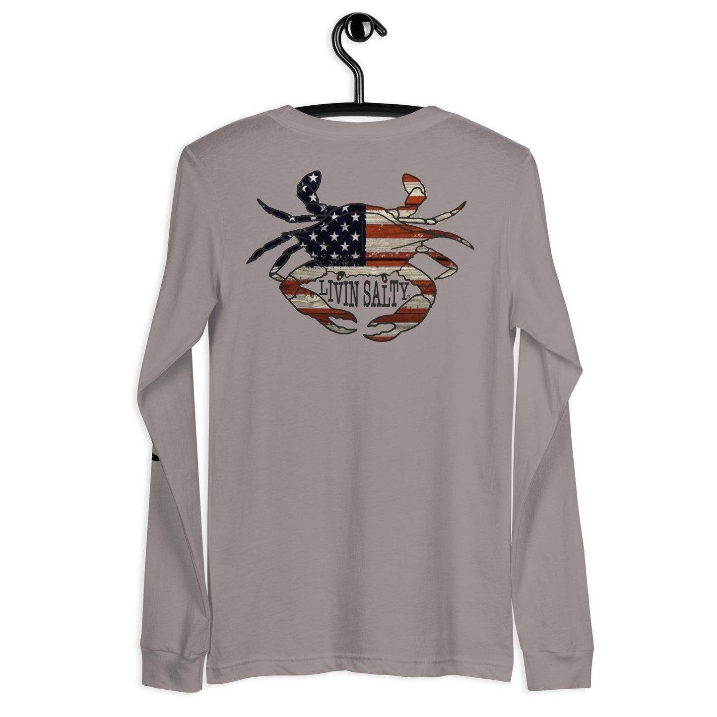 LIVIN SALTY crab Long Sleeve Tee
