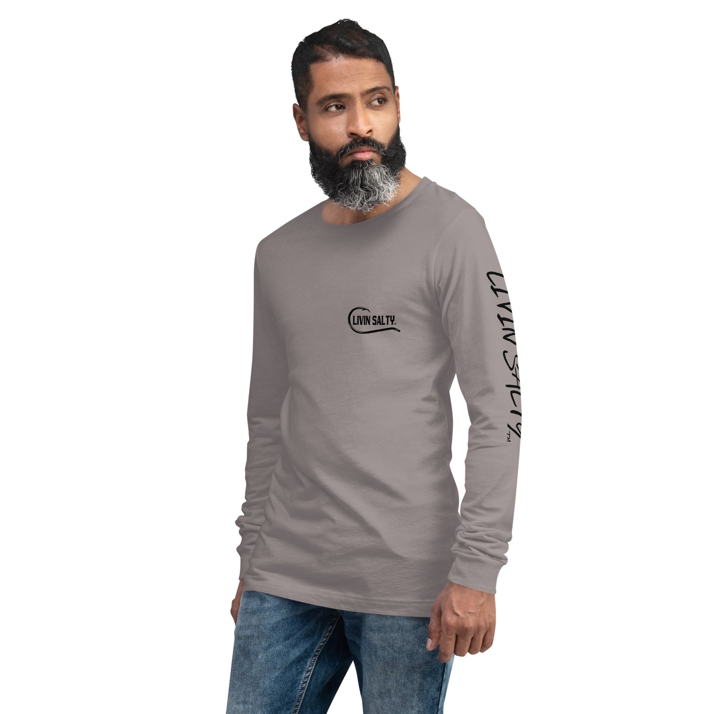 LIVIN SALTY crab Long Sleeve Tee