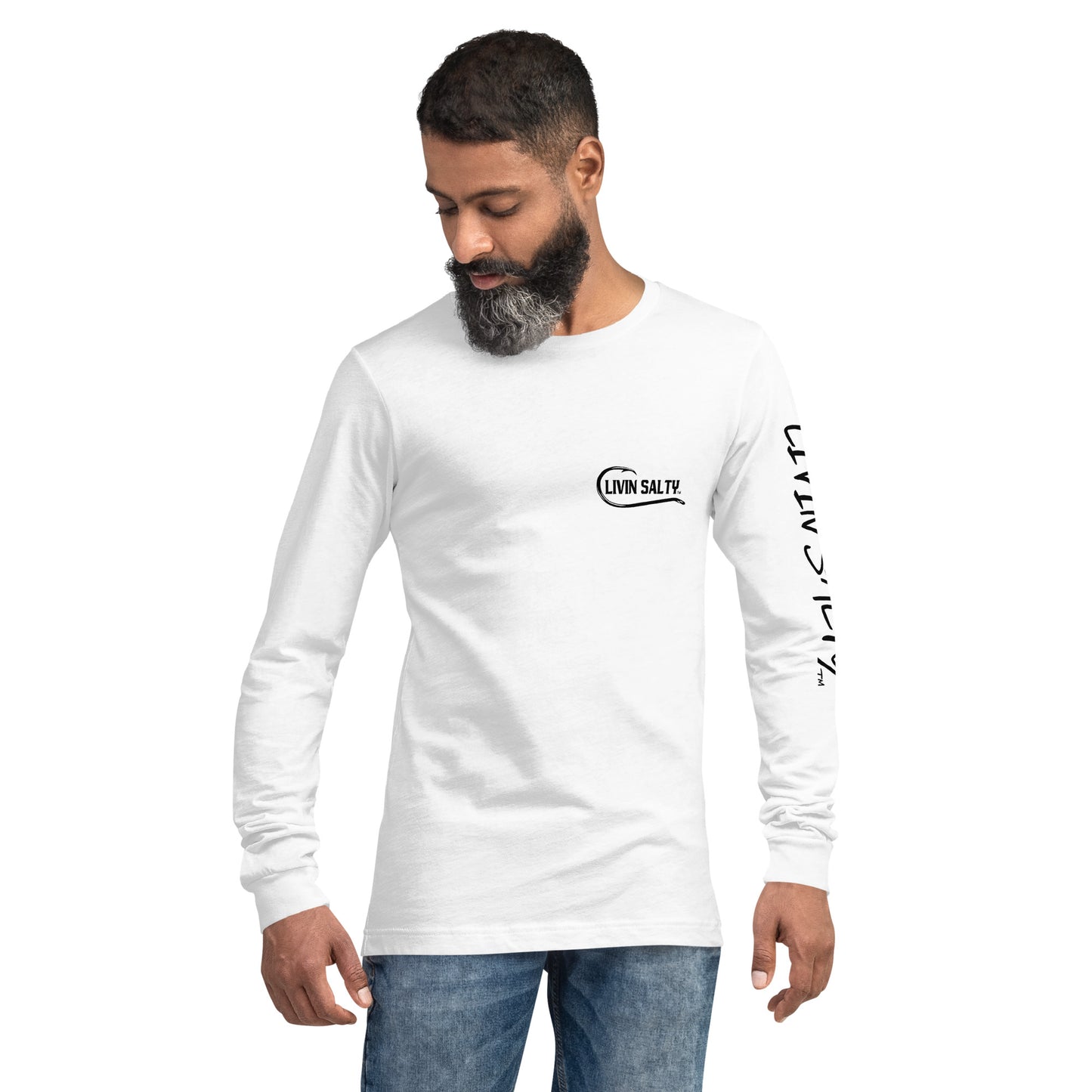 LIVIN SALTY crab Long Sleeve Tee
