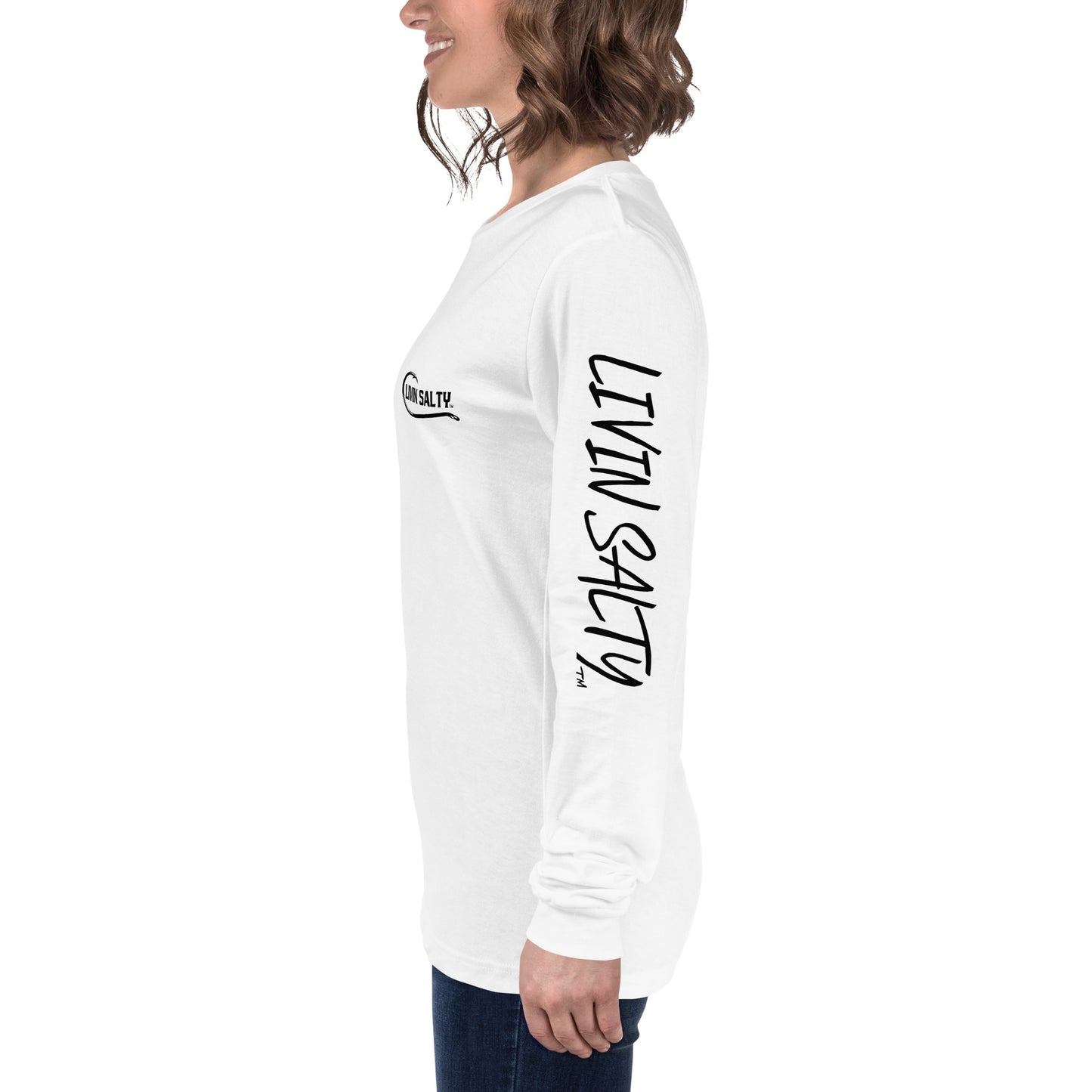 LIVIN SALTY crab Long Sleeve Tee