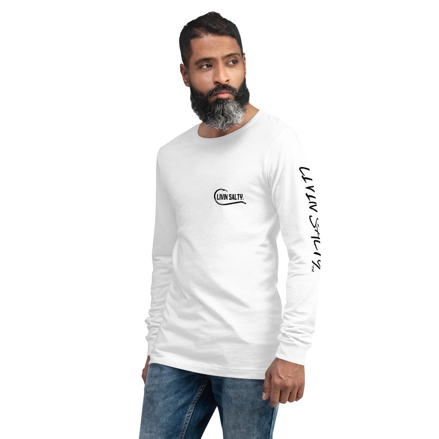 LIVIN SALTY crab Long Sleeve Tee
