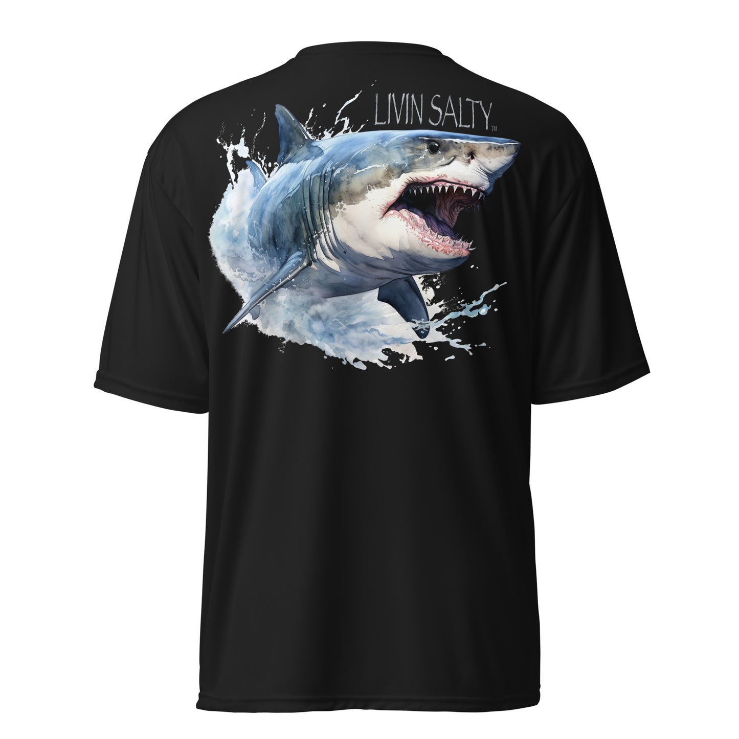 Dry fit LIVIN SALTY Shark T-Shirt
