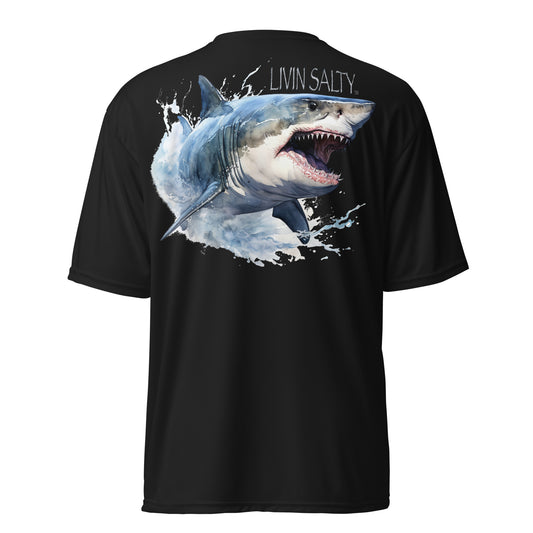 Dry fit LIVIN SALTY Shark T-Shirt