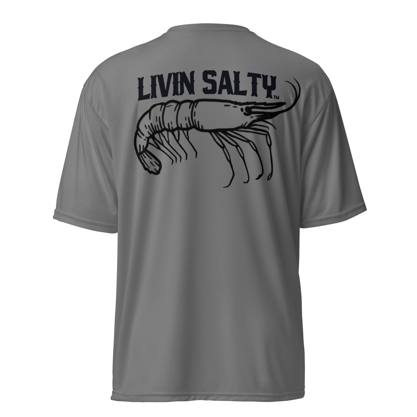 Dry fit LIVIN SALTY Shrimp shirt