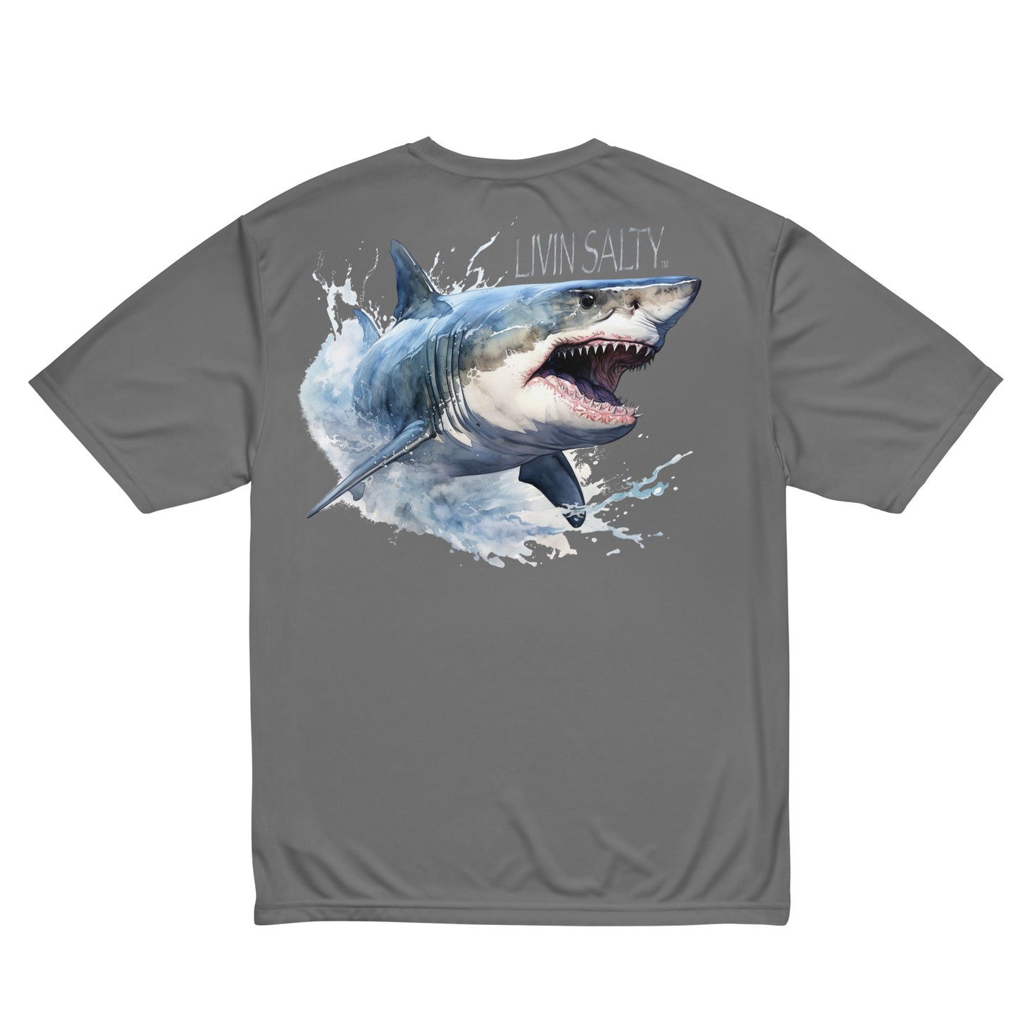 Dry fit LIVIN SALTY Shark T-Shirt