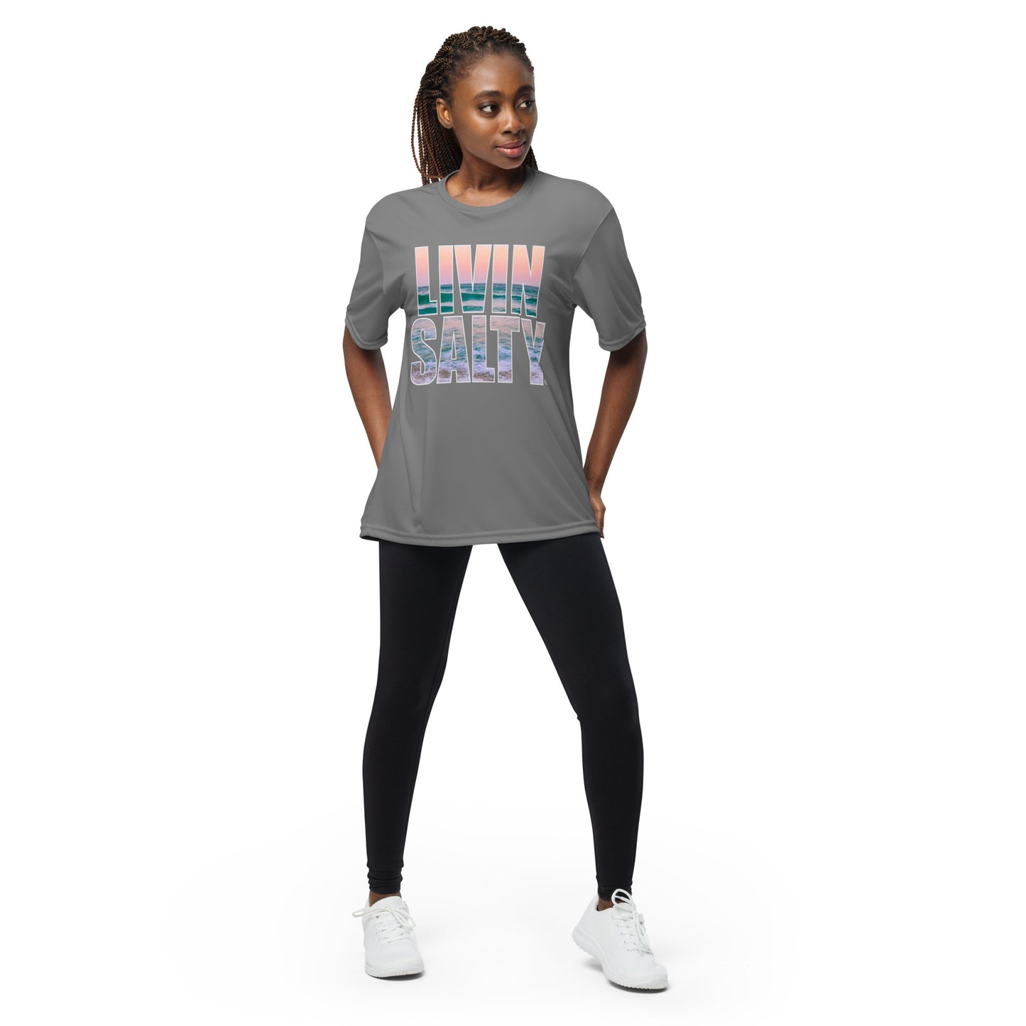 Unisex SPF LIVIN SALTY t-shirt
