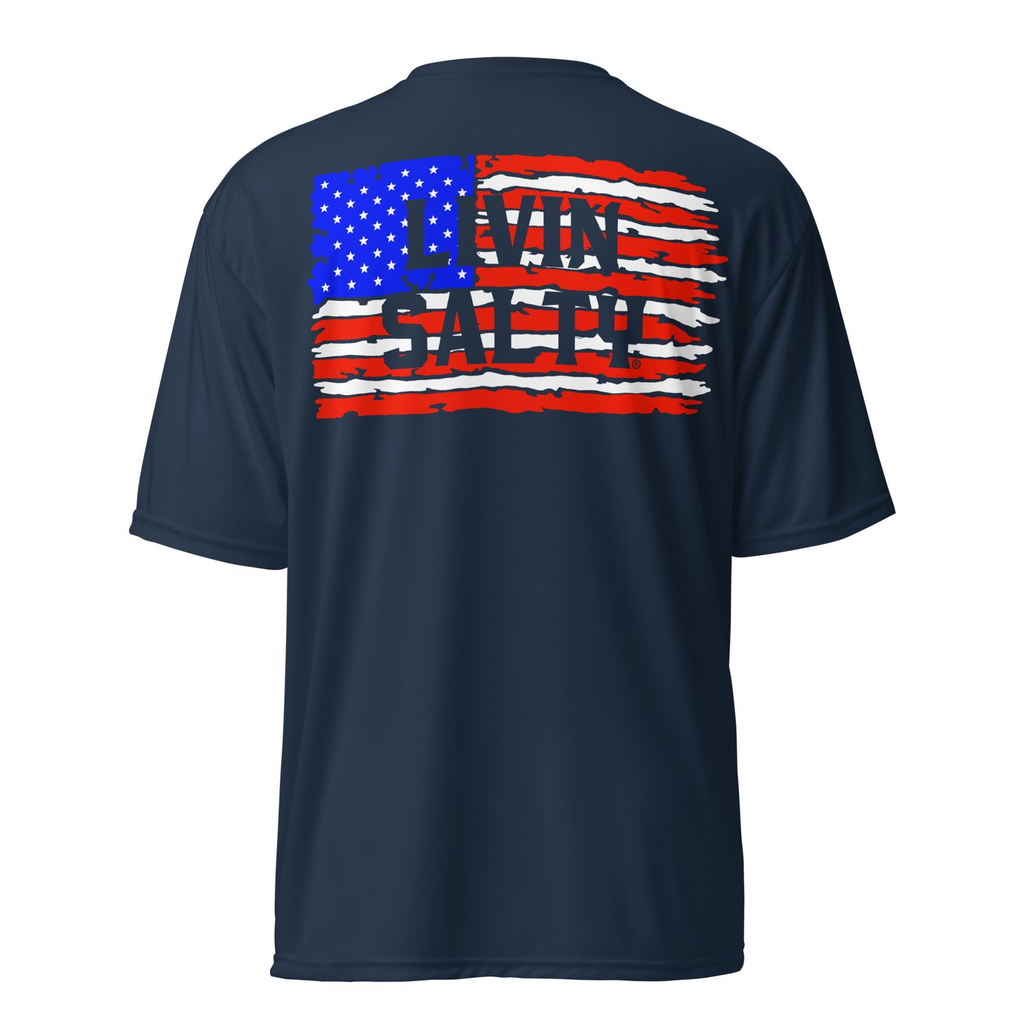 Unisex SPF LIVIN SALTY Flag t-shirt